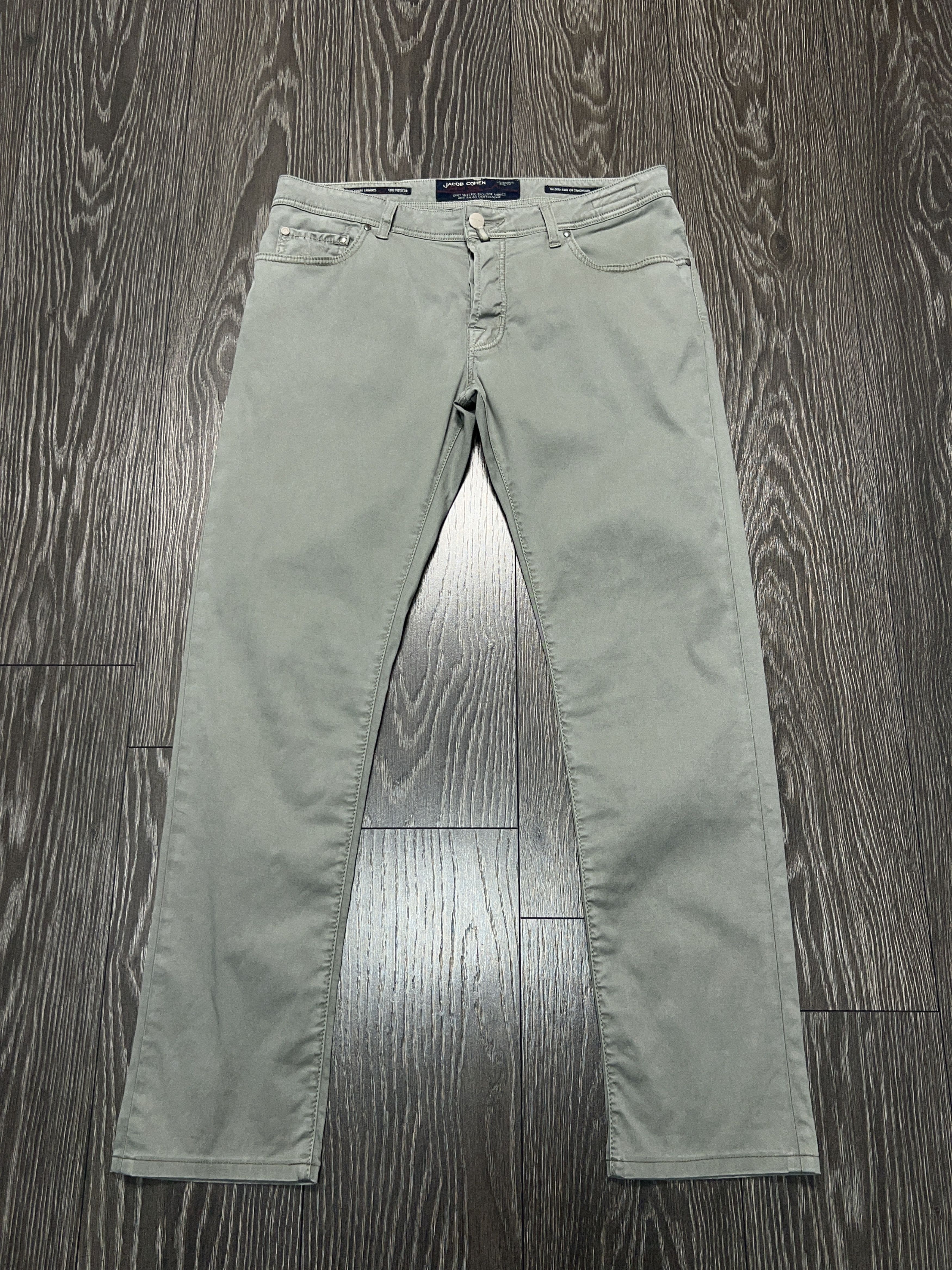 Jacob Cohen Mens J688 COMF Lyocell Cotton Elastane Chino Pants Trousers Size US 35 - 1 Thumbnail