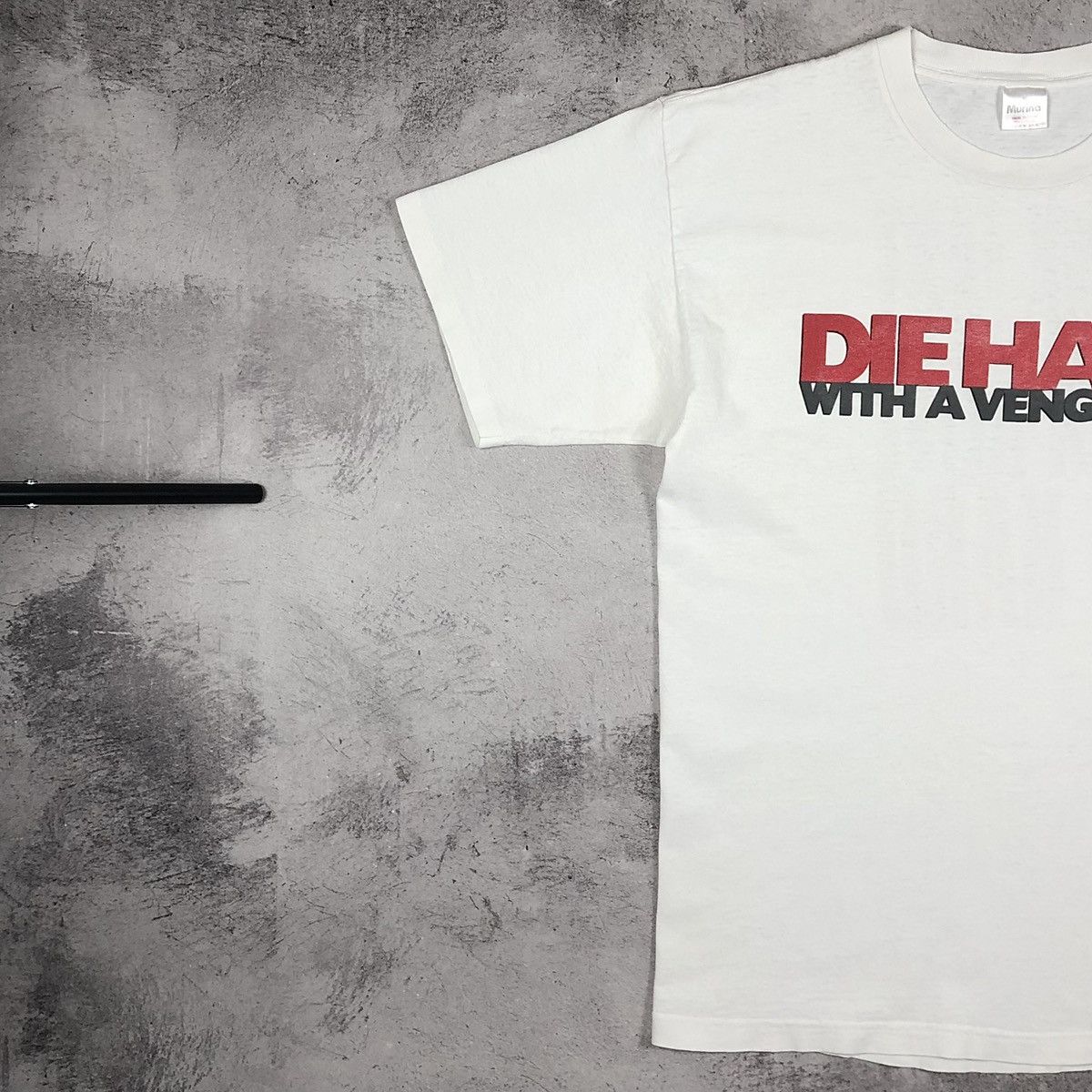 Vintage 1995 Die Hard With A Vengeance Movie Bruce Willis Tee Size US XL / EU 56 / 4 - 7 Thumbnail