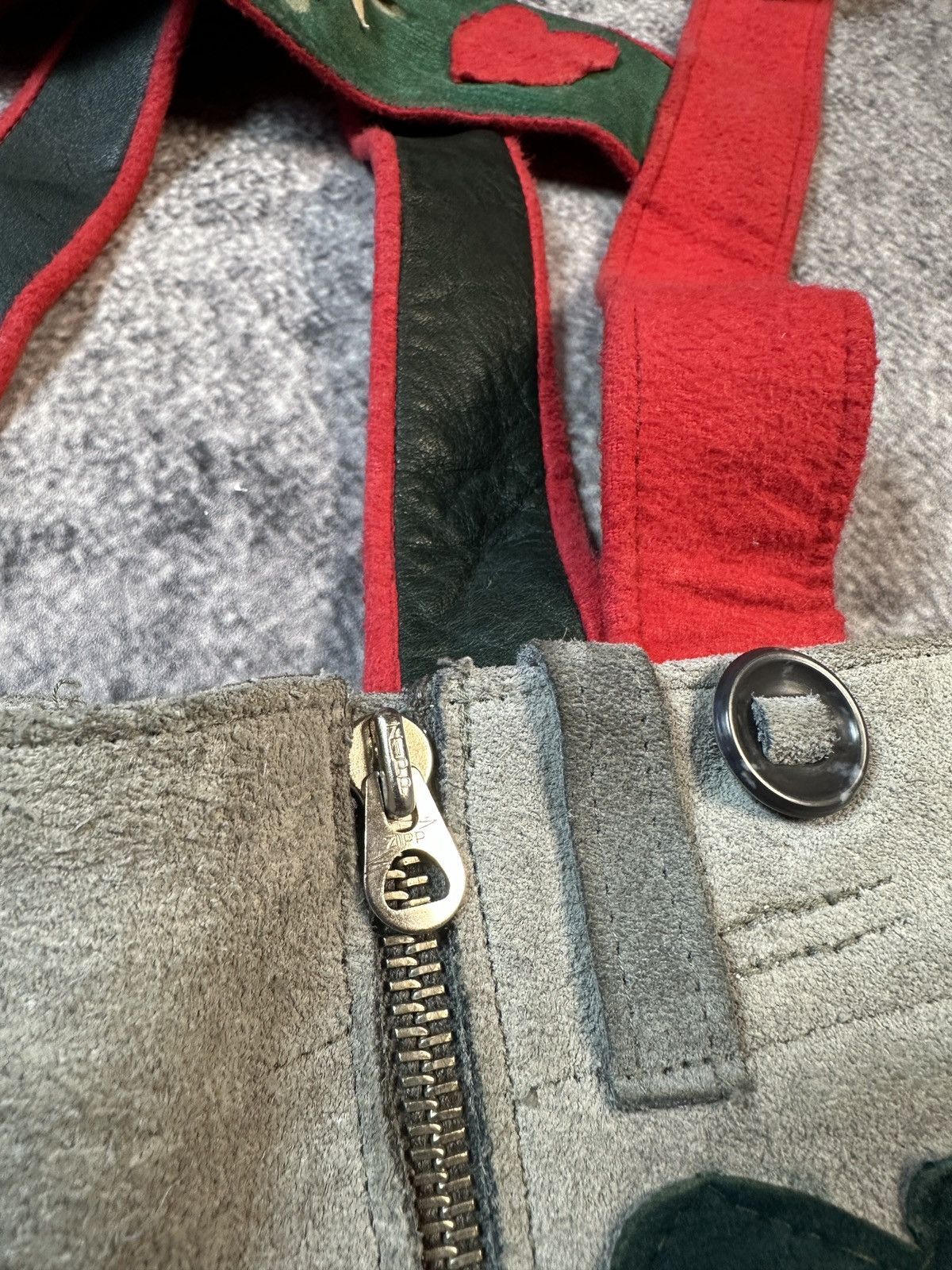 Leather Vintage Leather Shorts October Fest Streetwear Rare S Bear Size US 30 / EU 46 - 3 Thumbnail