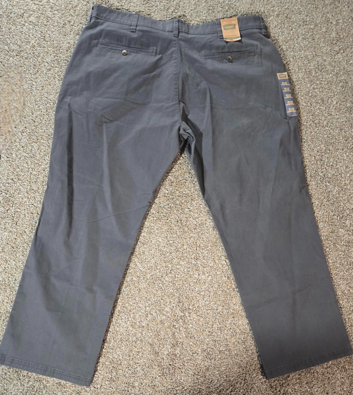 Vintage Foundry The Foundry Supply Co Flat Front Comfort Stretch 46x29 NWT Size US 44 / EU 60 - 7 Thumbnail