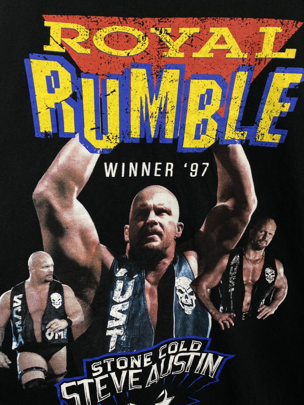 WWE 💀 Stone Cold Steve Austin WWE Wrestling T-Shirt Size US L / EU 52-54 / 3 - 6 Thumbnail