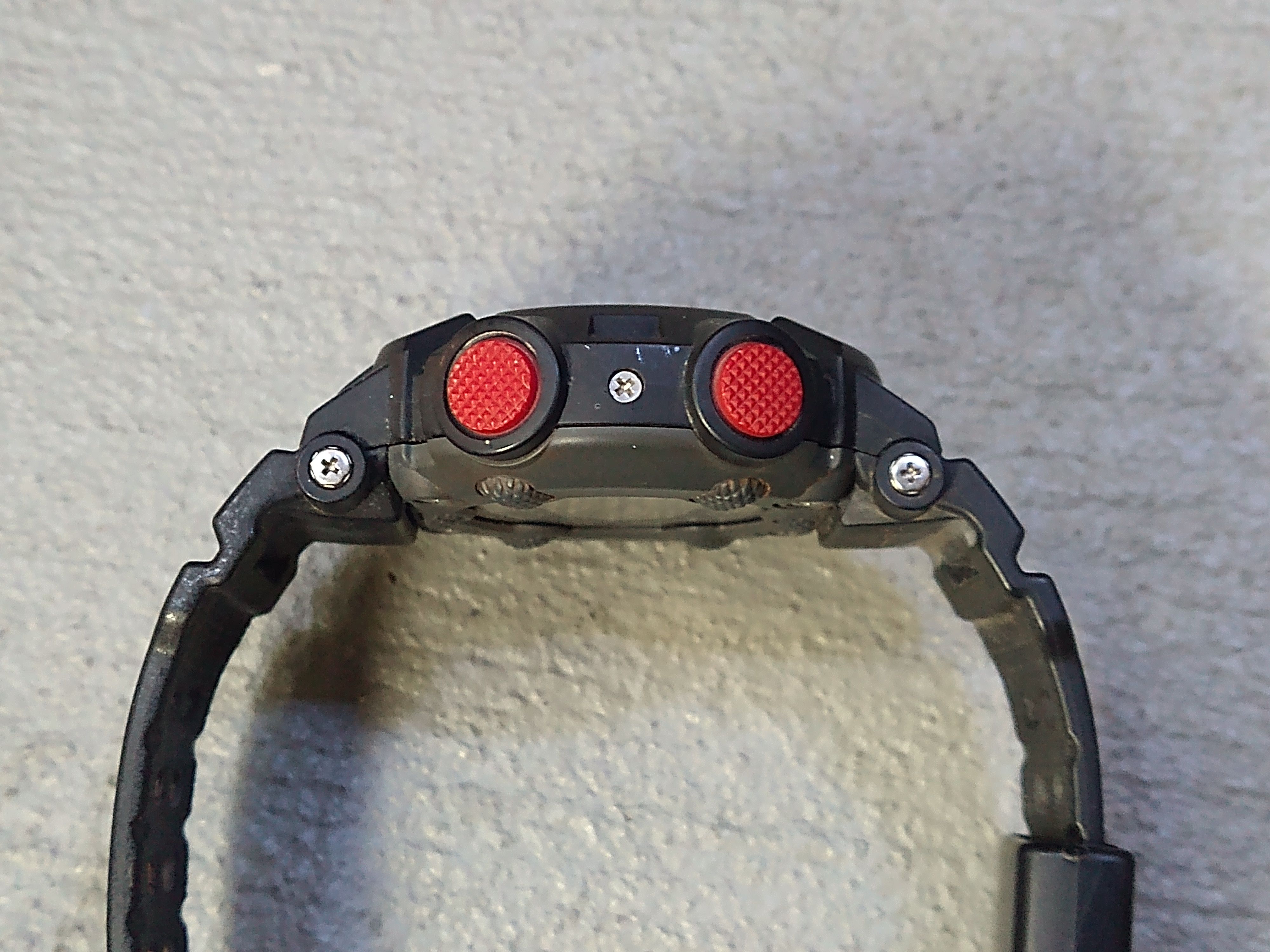 Casio × G Shock Casio G-Shock Mudman G-90001V Black Red Wristwatch Rubber Size ONE SIZE - 10 Thumbnail