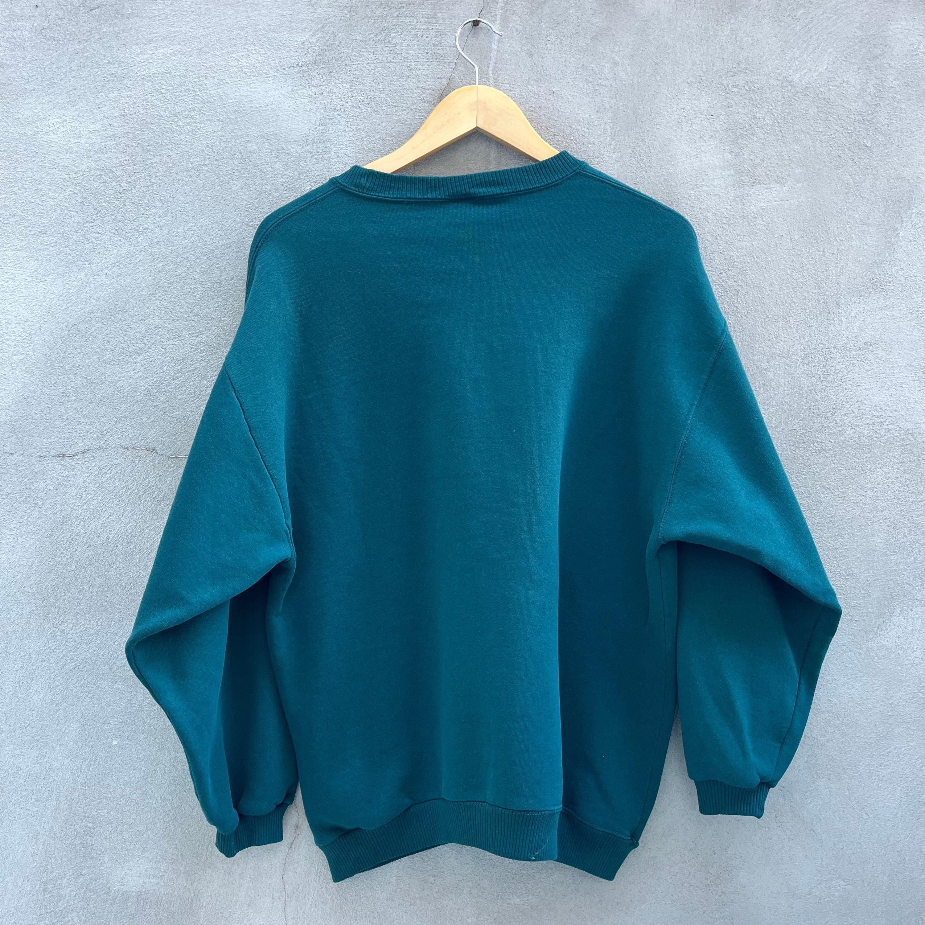 Russell Athletic × Vintage 90's Vintage Russell Athletic Green Crewneck Sweatshirt Size US L / EU 52-54 / 3 - 5 Thumbnail