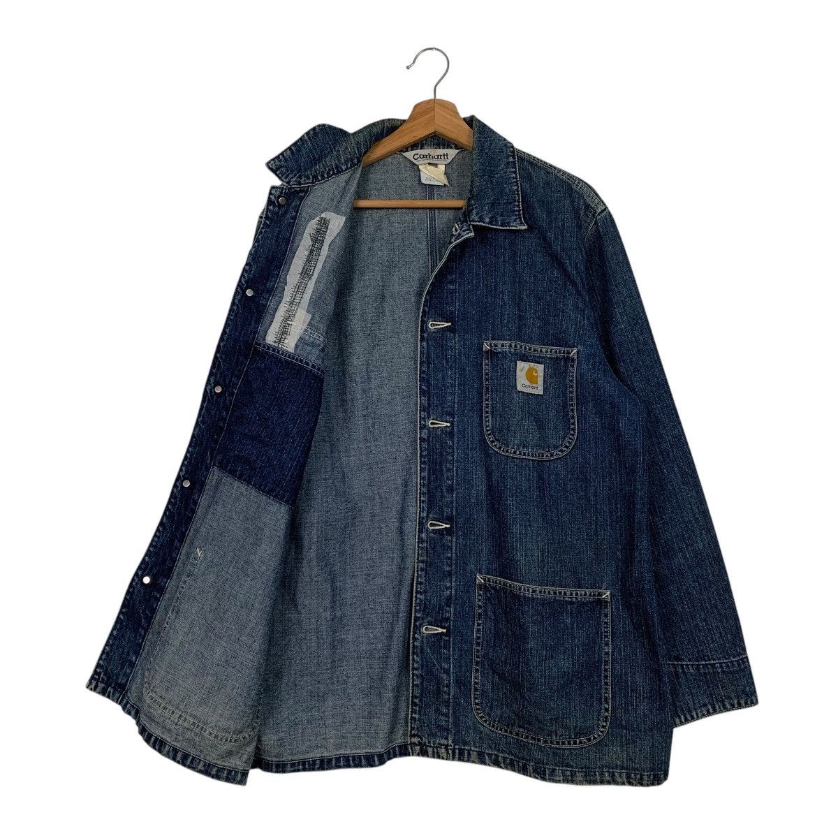 Carhartt Vintage Carhatt Denim Chore Jacket Size US L / EU 52-54 / 3 - 9 Thumbnail