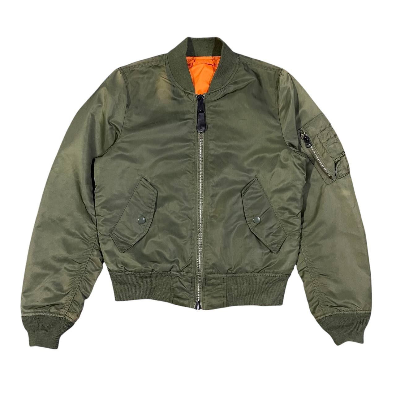 Alpha Industries Vintage Alpha Industries MA 1 Flight Bomber Jacket Size S / US 4 / IT 40 - 1 Thumbnail