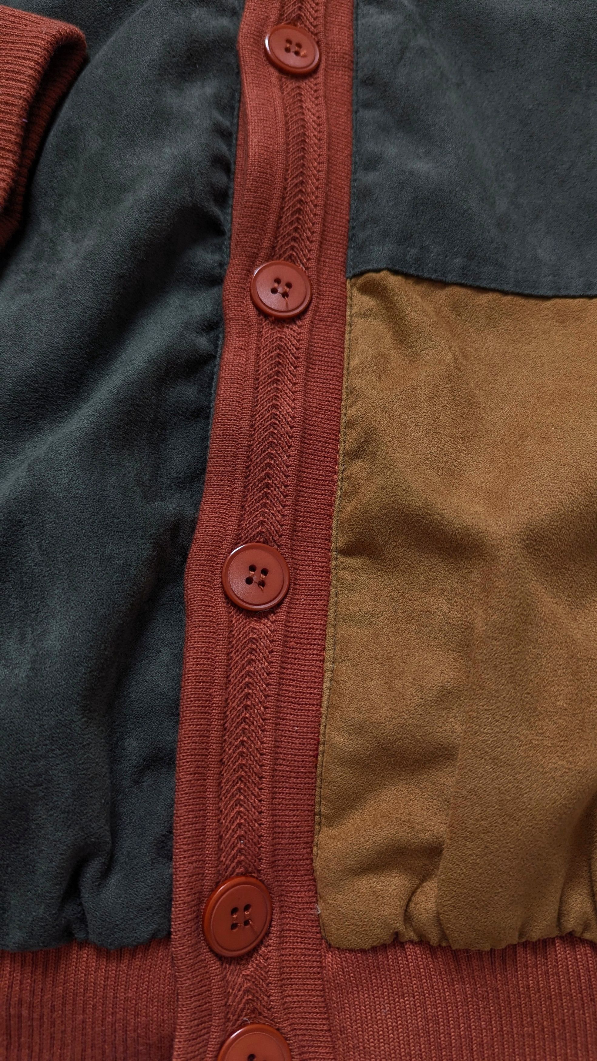 Vintage Vintage bomber with wool Orange baseball streetwear Size US XL / EU 56 / 4 - 3 Thumbnail