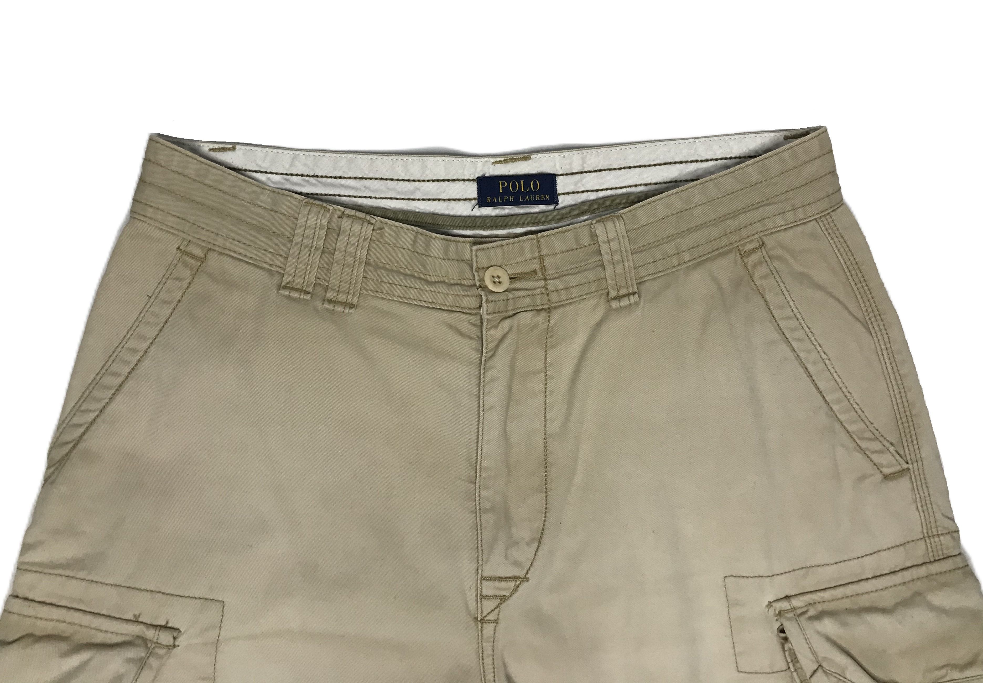 Polo Ralph Lauren Polo Ralph Lauren Cargo Shorts Mens Sz 33 Beige Size US 33 - 3 Thumbnail