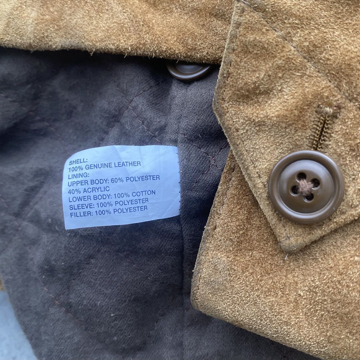 Gap Vintage GAP Authentic Suede Leather Jacket Size US L / EU 52-54 / 3 - 12 Thumbnail