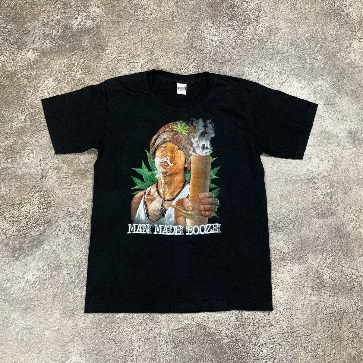 Vintage Vintage 90s Graphic Tee Humor Abstract Skate Streetwear L Size US L / EU 52-54 / 3 - 1 Thumbnail