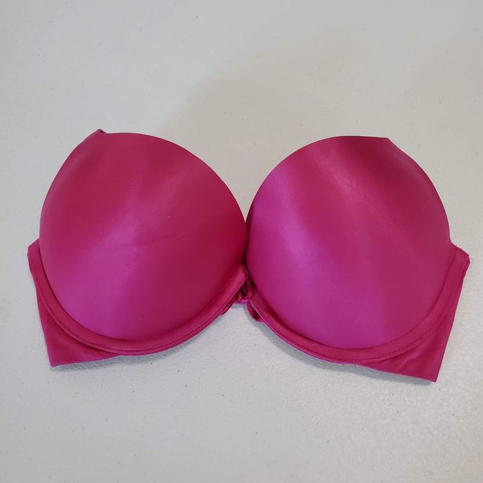 Victoria's Secret Victoria's Secret Women Bra 32D Pink Miraculous Plunge  Push Up Convertible Strap
