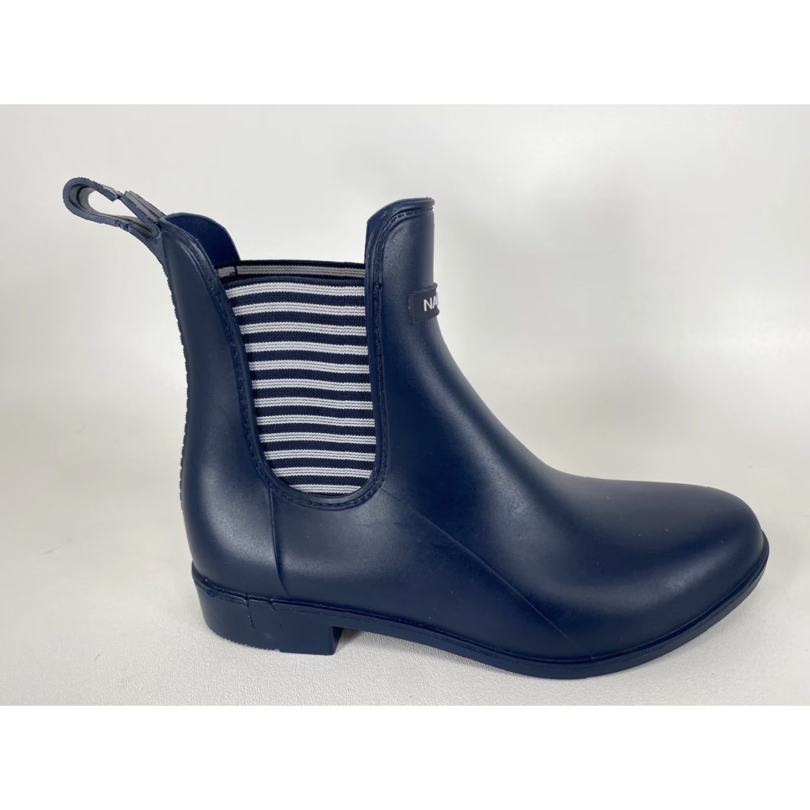 Nautica Nautica Women’s Rain Boot Rubber Size 6 Ankle Chelsea Pull On Blue Rubber Boots City Outdoor Athleisure Modern Womens Boots Size US 6 / IT 36 - 5 Thumbnail