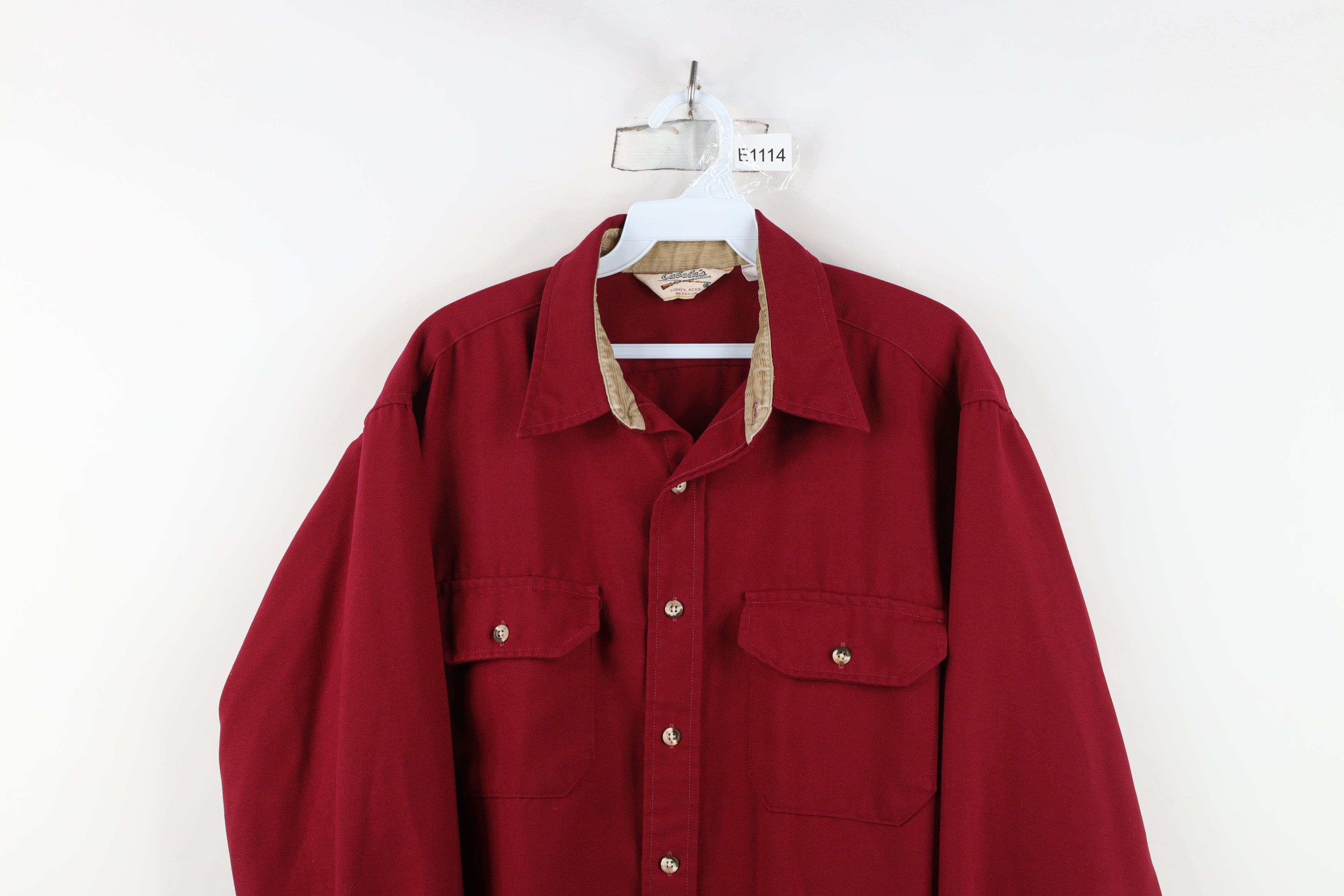 Cabelas Vintage 90s Cabelas Heavyweight Collared Button Shirt USA Size US L / EU 52-54 / 3 - 2 Thumbnail