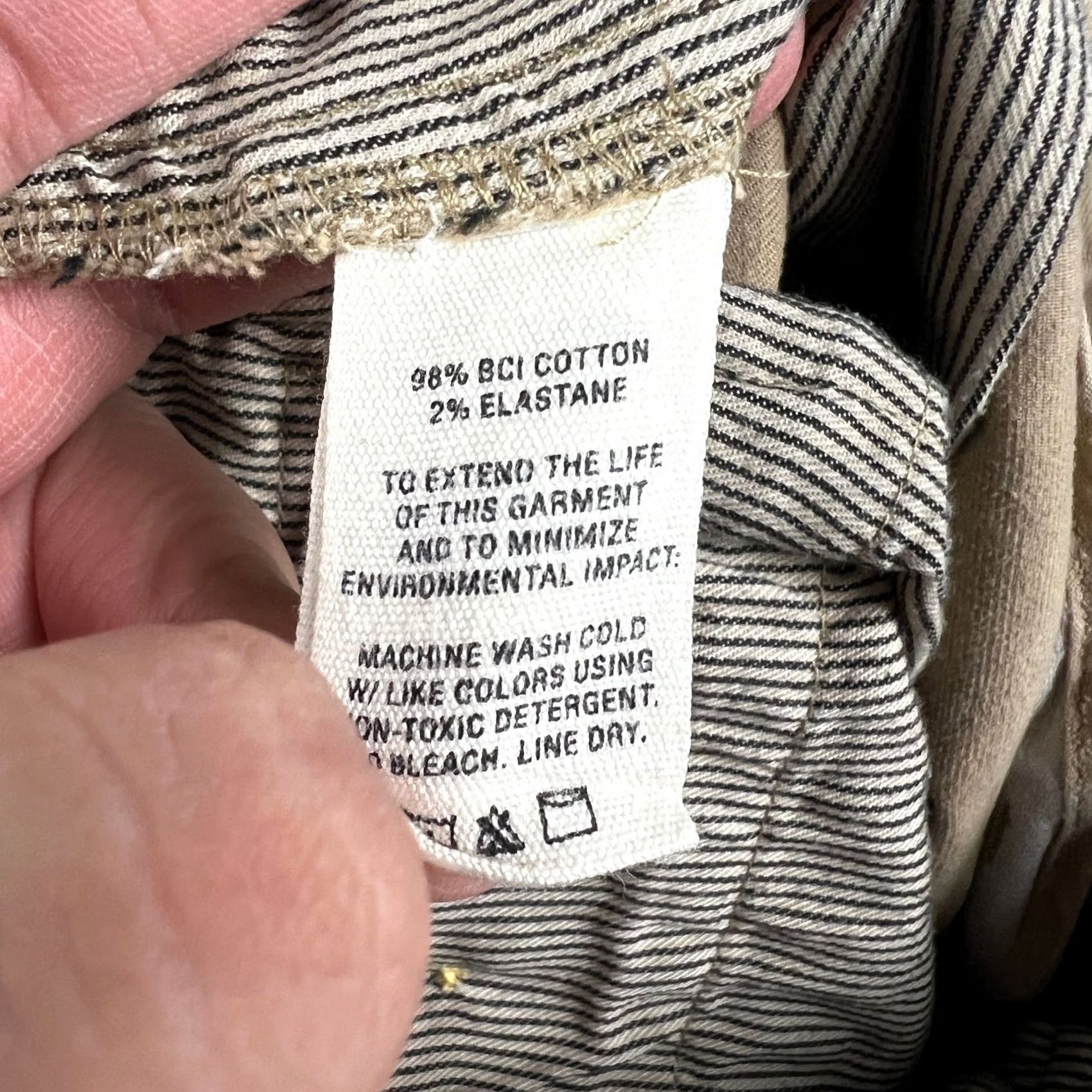Alex Mill Alex Mill Pants Pleated Chino Cuffed Stretch 30x28 Mens Beige Cotton Size US 30 / EU 46 - 4 Thumbnail