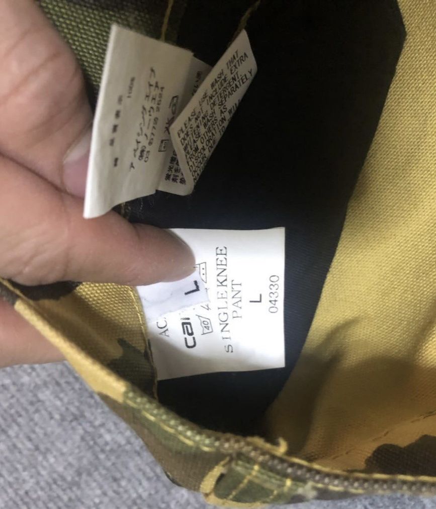 Bape × Carhartt VERY RARE OG 2006 A BATHING APE X CARHARTT YELLOW CAMO PANTS Size US 34 / EU 50 - 4 Thumbnail