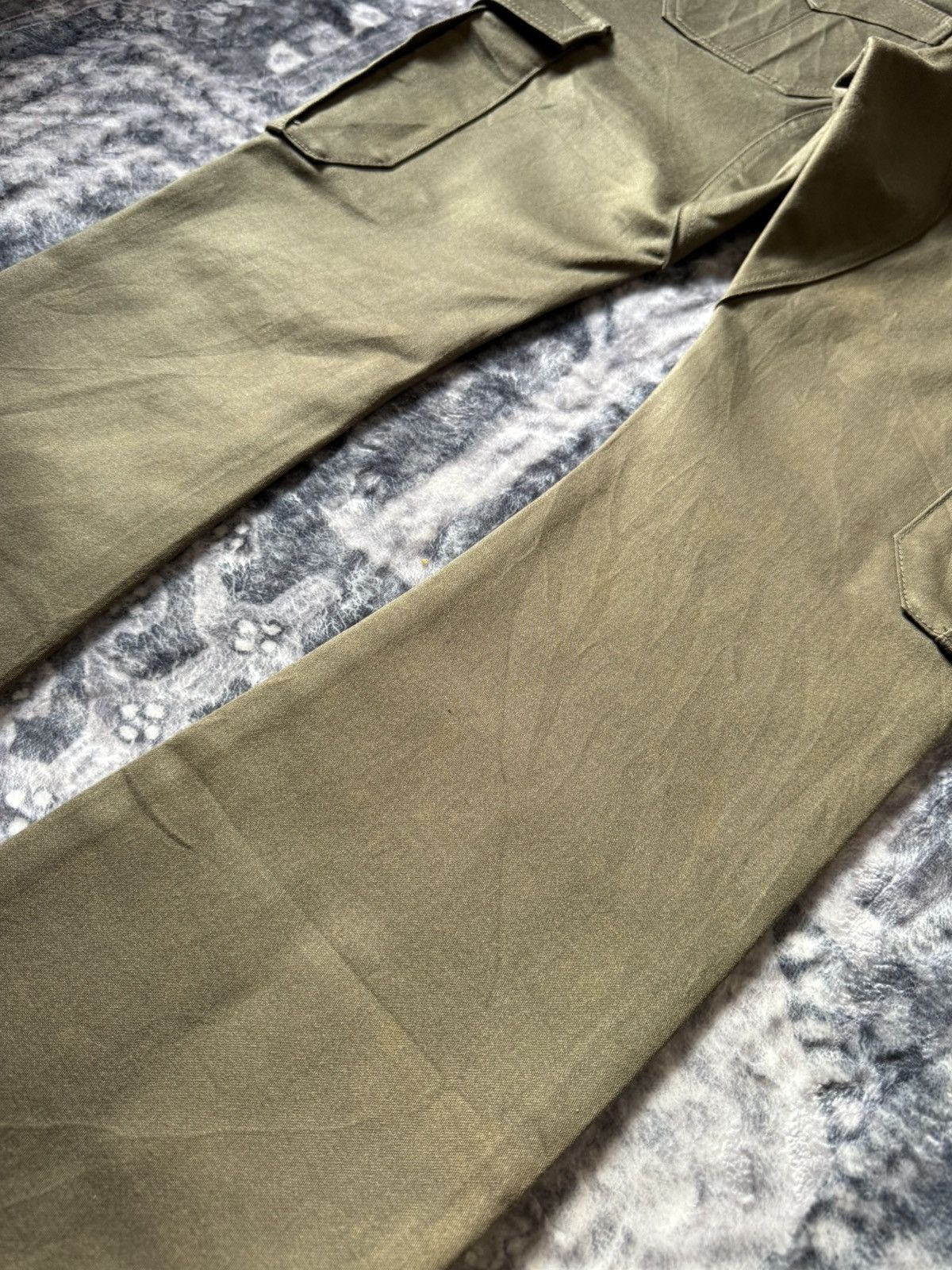 Hysteric Glamour × Japanese Brand Loaded Live Evil Flared Zip Up Ankle Cargo Pants Japan Made Size US 30 / EU 46 - 16 Thumbnail