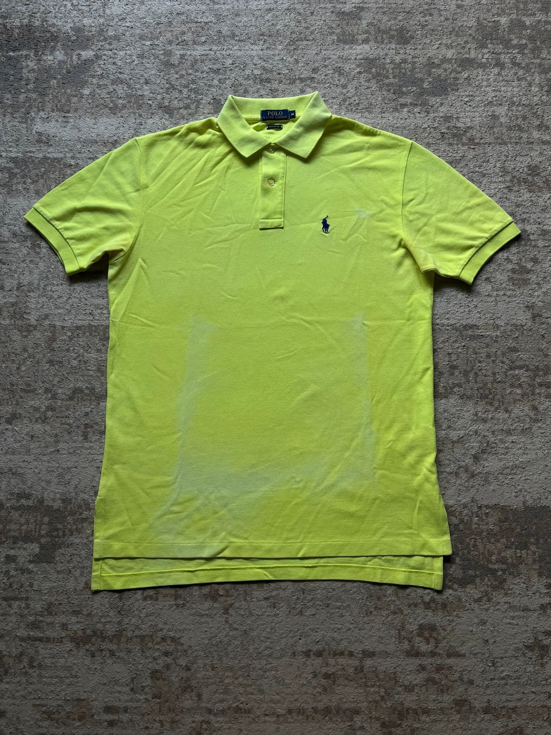 Polo Ralph Lauren Polo Ralph Lauren Small Pony Polo Shirt Acid Size M Size US M / EU 48-50 / 2 - 2 Thumbnail