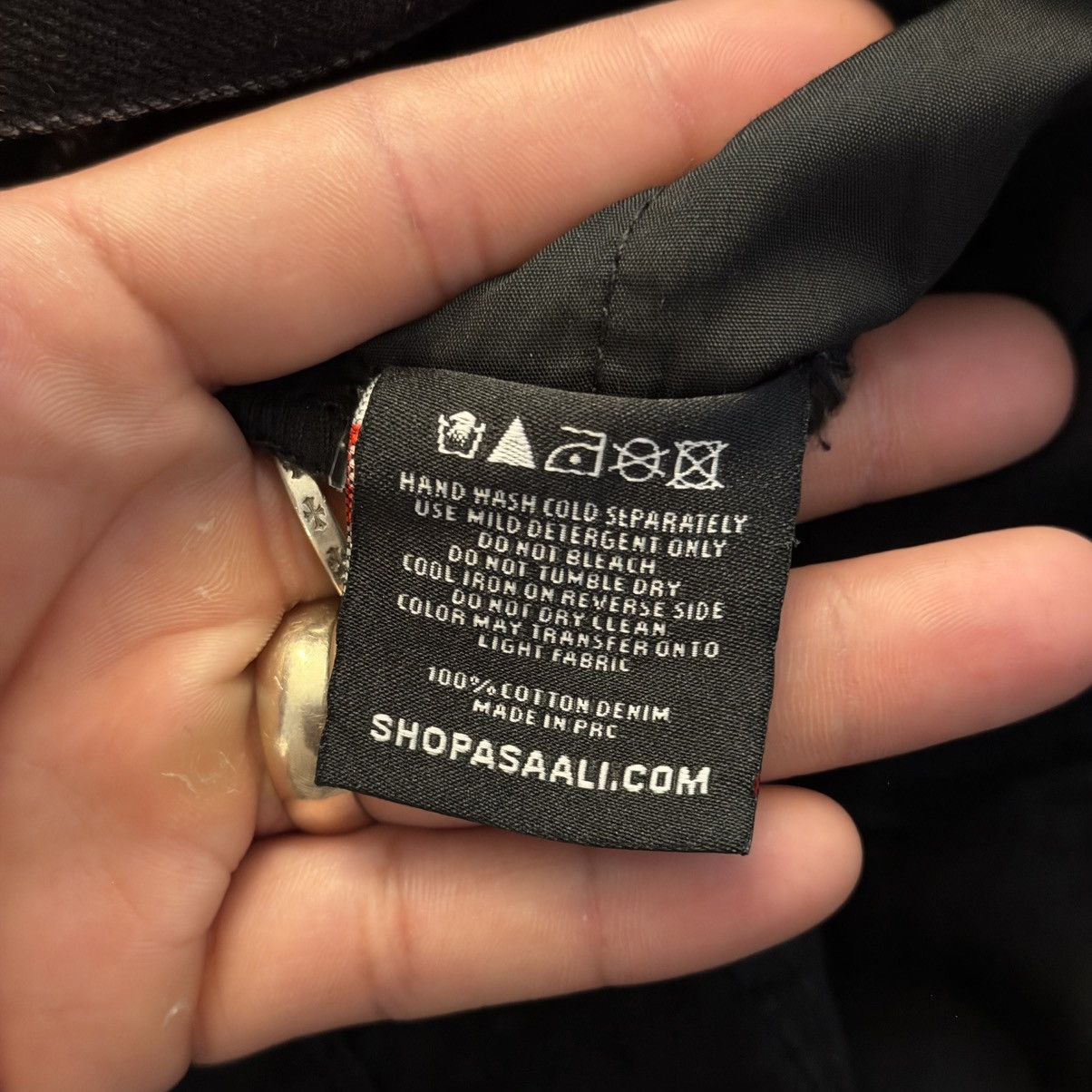 Asaali Asaali Laser Engraved Cartel Denim Jeans Size 36 Size US 36 / EU 52 - 7 Thumbnail