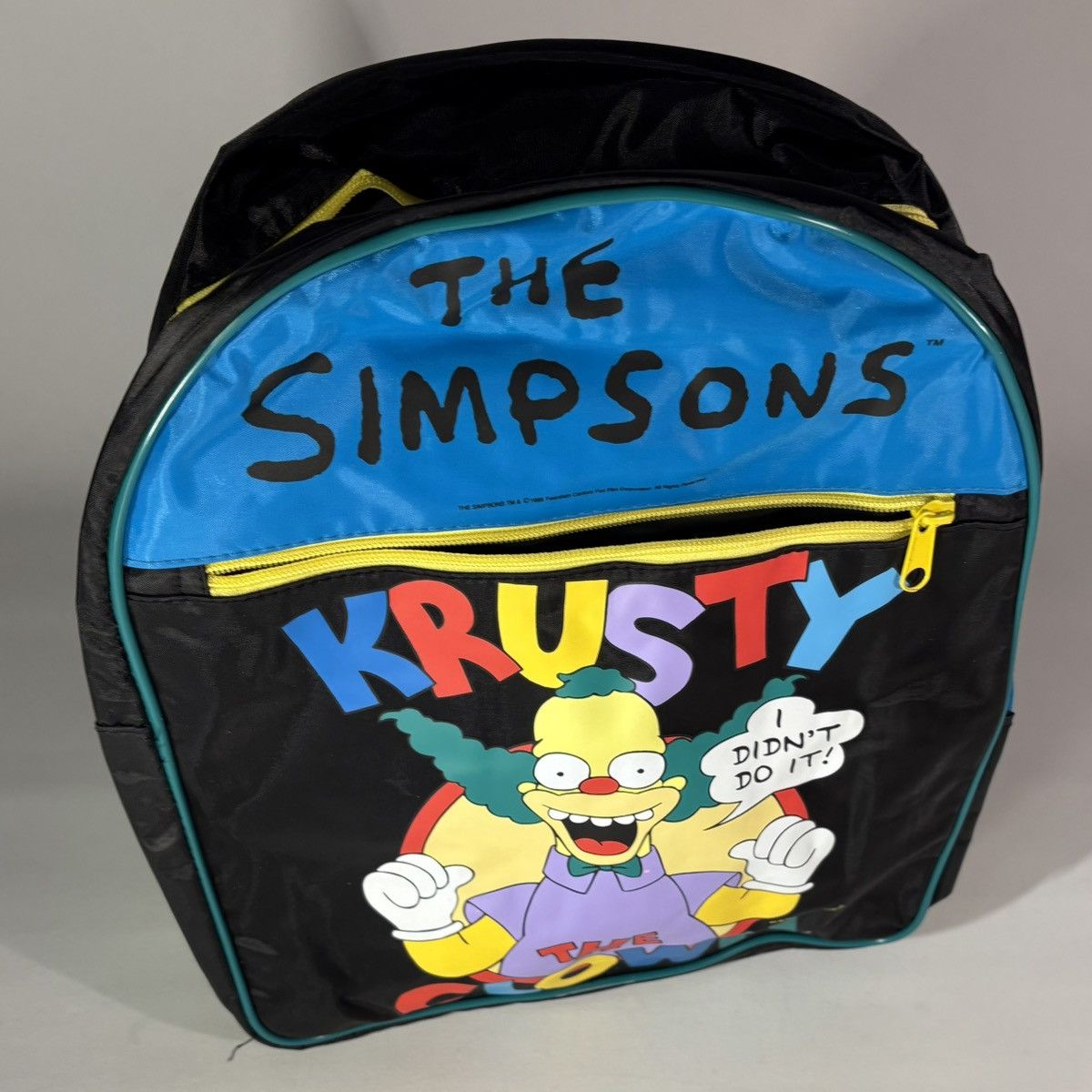 Vintage Vintage 90s Simpsons Bags Krusty The Clown Kidz Biz Backpack Size ONE SIZE - 2 Thumbnail