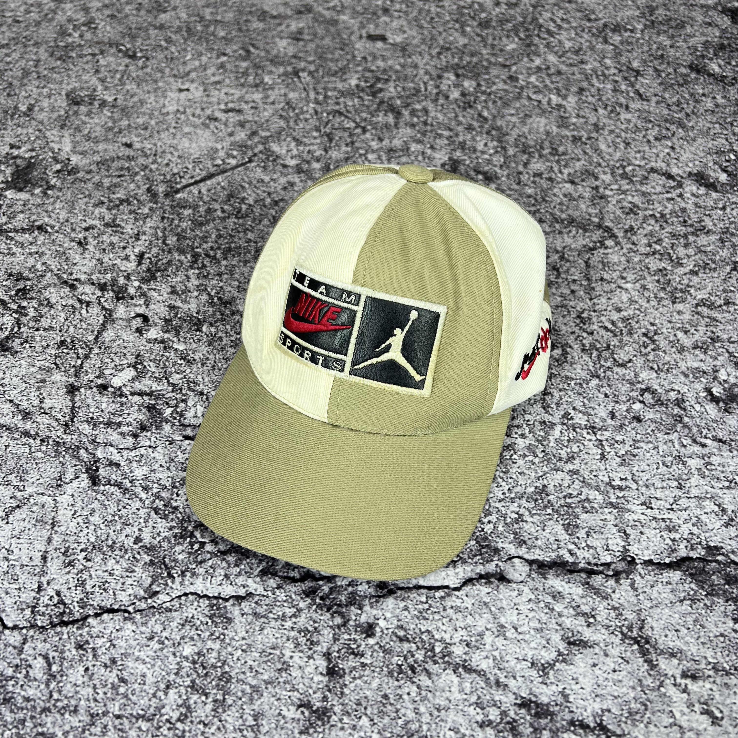 Nike Vintage Team Nike Sports Jordan Cap Made in USA One Size Size ONE SIZE - 1 Thumbnail