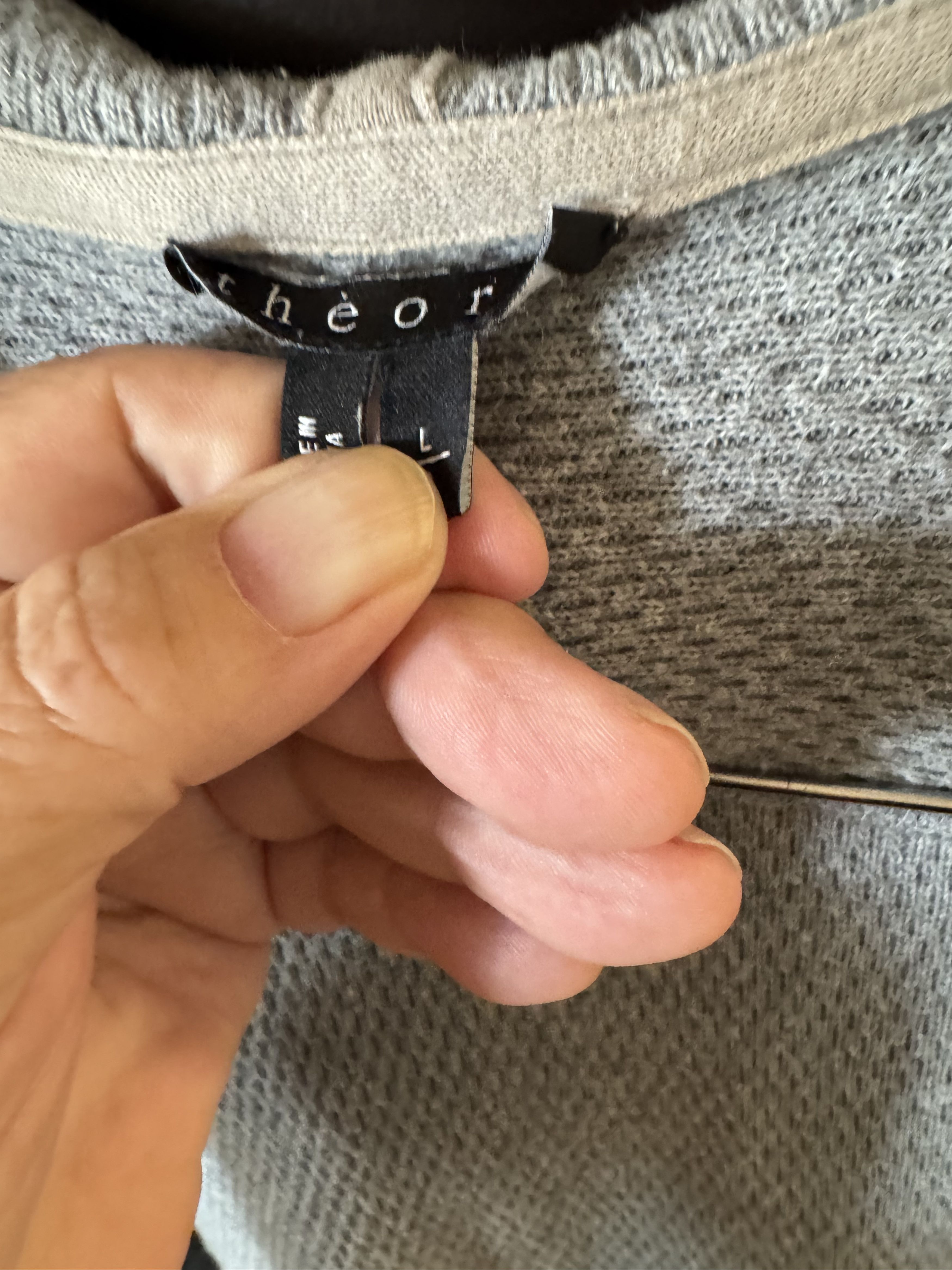 Theory Theory Grey Hoodie. No Defects. US L. Size US L / EU 52-54 / 3 - 4 Thumbnail