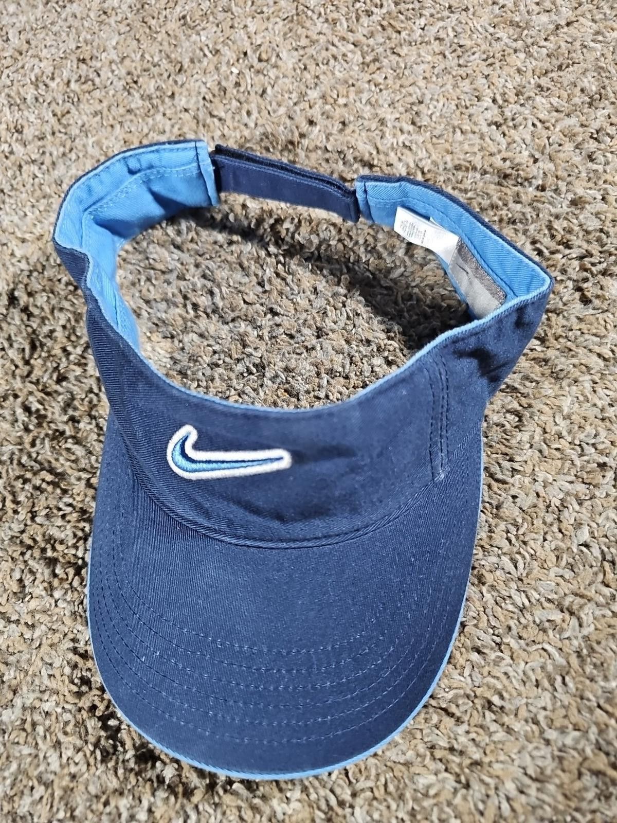 Nike Nike Blue Visor Strapback Size ONE SIZE - 1 Thumbnail