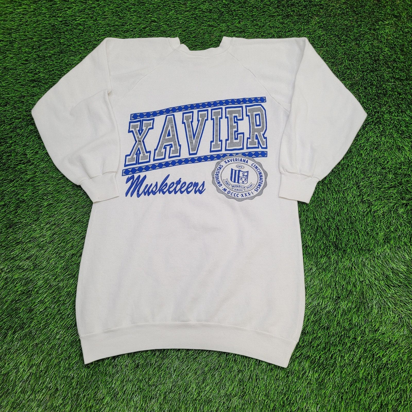 Vintage VTG Xavier University Sweatshirt Dress Womens Medium USA 80s Size M / US 6-8 / IT 42-44 - 1 Thumbnail