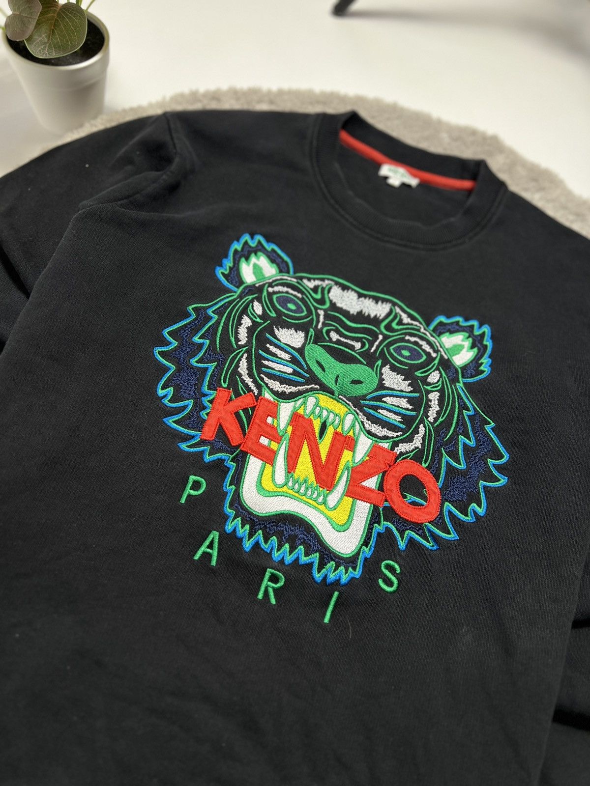 Kenzo Kenzo Sweatshirt Y2K Style Tiger Logo Size US L / EU 52-54 / 3 - 4 Thumbnail