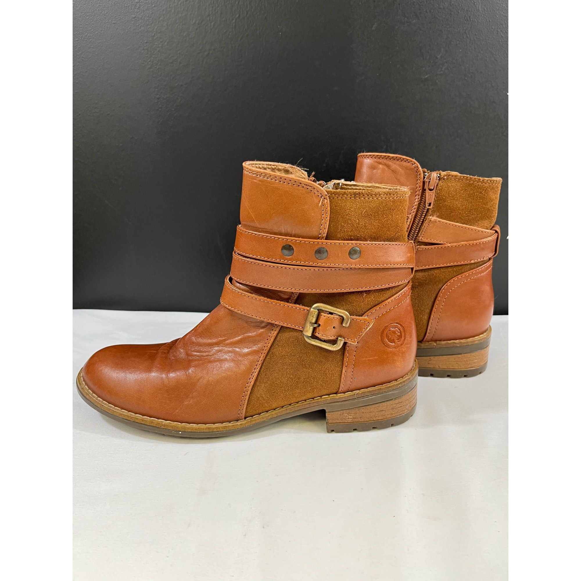 Other Verdetabaco Womens Brown Ankle Boot Shoes Size 6.5 SKU 6804 Size US 6.5 / IT 36.5 - 5 Thumbnail
