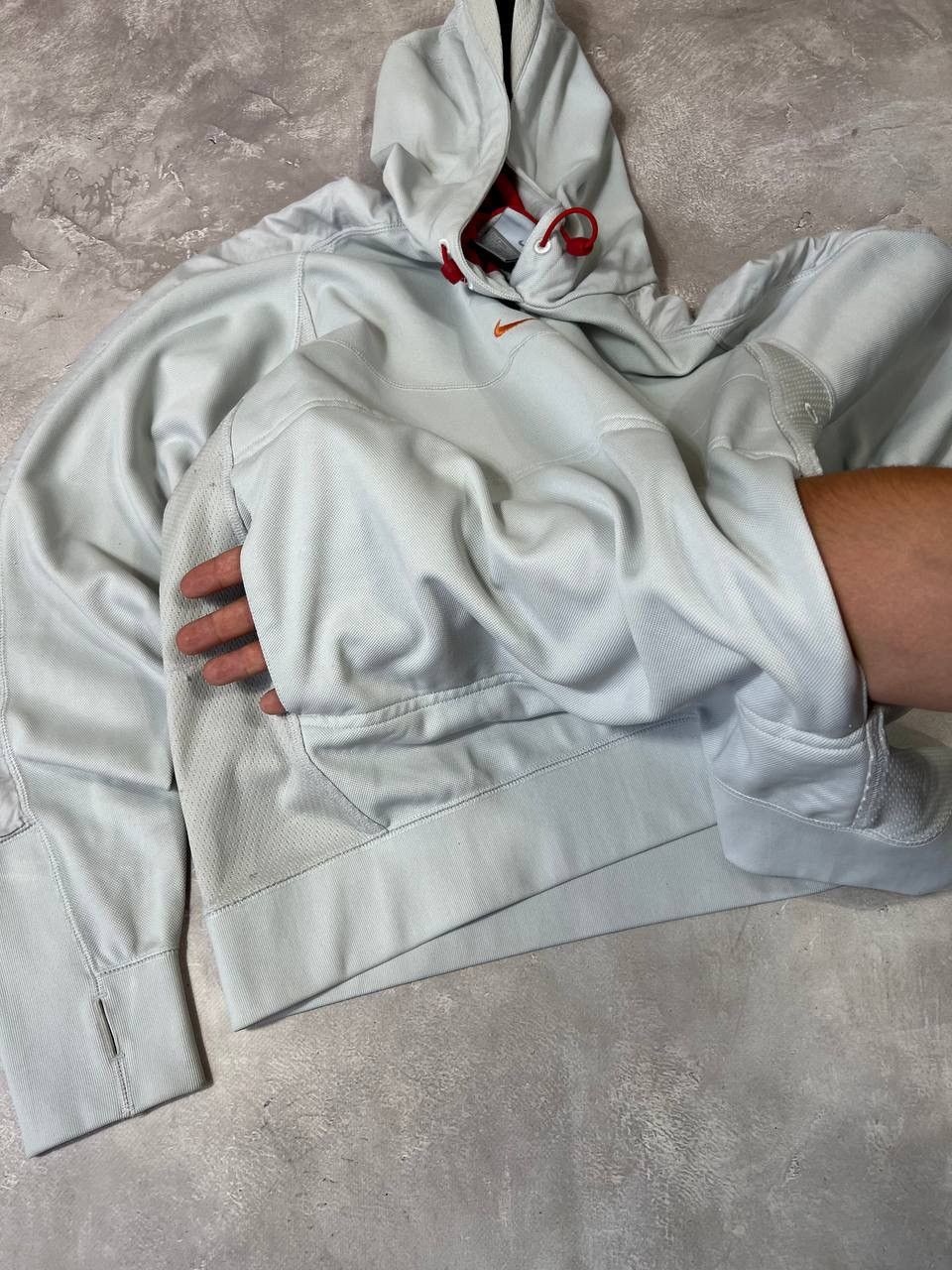 Nike × Vintage Vintage Nike 90s Hoodie Center Swoosh Size M / US 6-8 / IT 42-44 - 7 Thumbnail