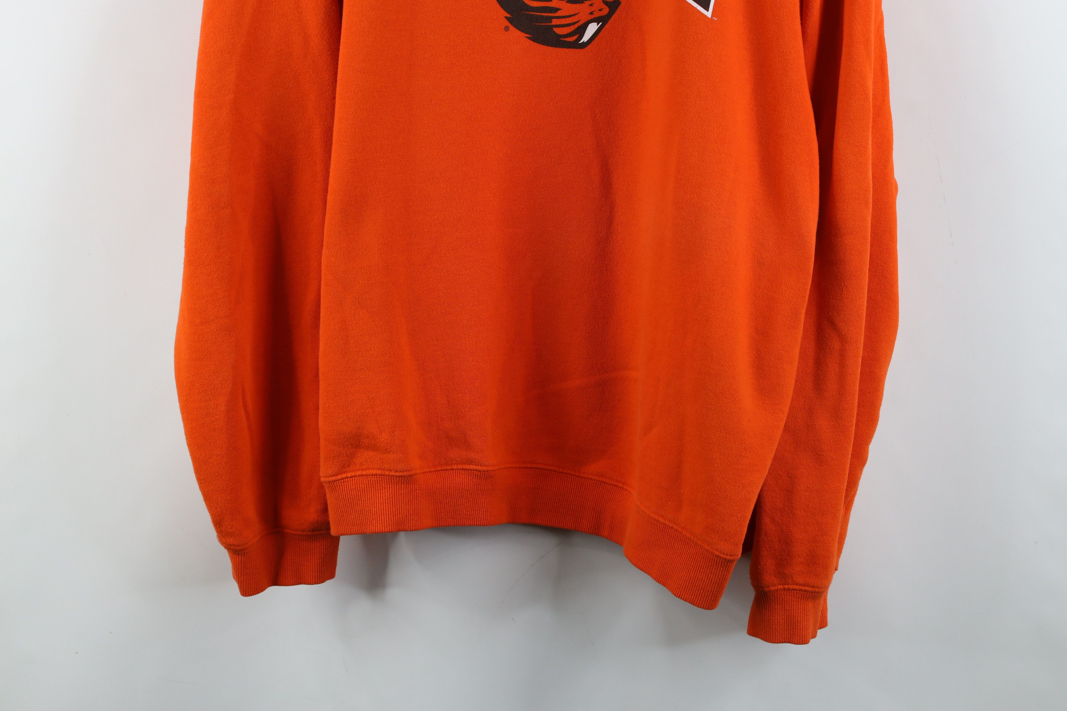 Vintage Vintage 90s Y2K Oregon State University Sweatshirt Orange Size US XL / EU 56 / 4 - 3 Thumbnail