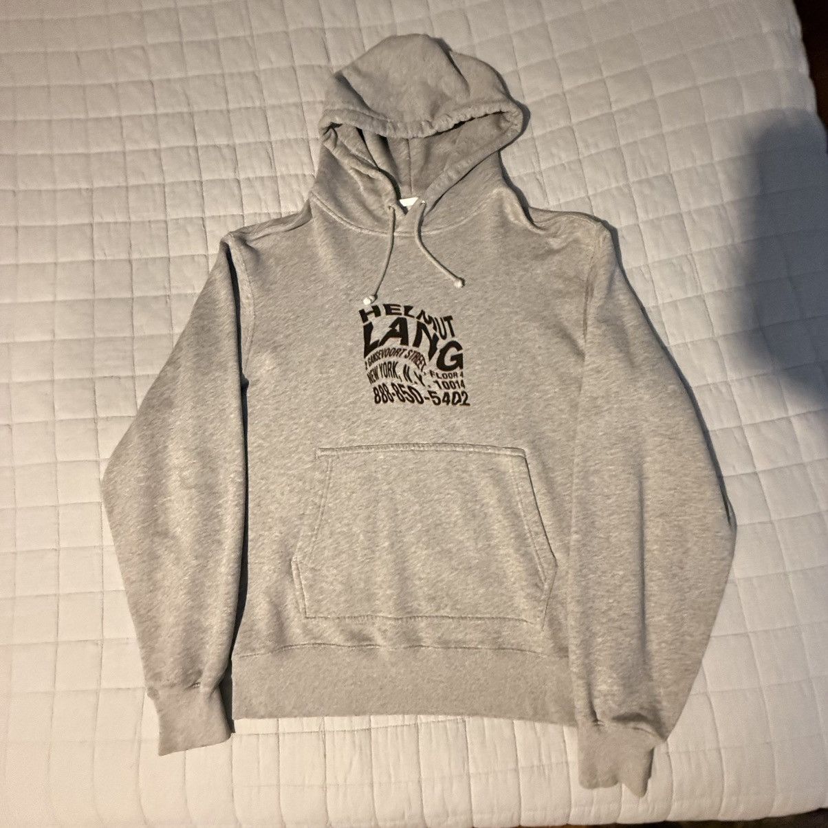 Helmut Lang Helmut Lang Warp Logo Hoodie Size US M / EU 48-50 / 2 - 1 Thumbnail
