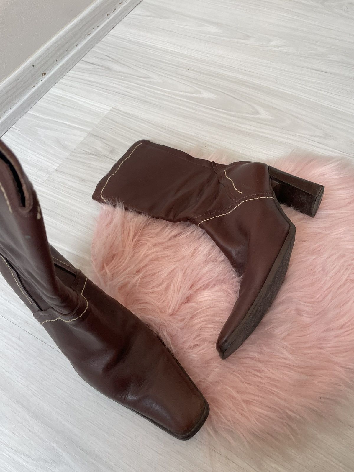 Vintage Vintage leather boots Size US 6.5 / IT 36.5 - 15 Thumbnail
