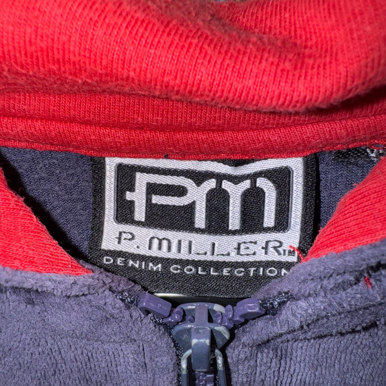 Vintage Vintage Y2K P.Miller velour embroider 00s hip hop zip hoodie Size US M / EU 48-50 / 2 - 3 Thumbnail