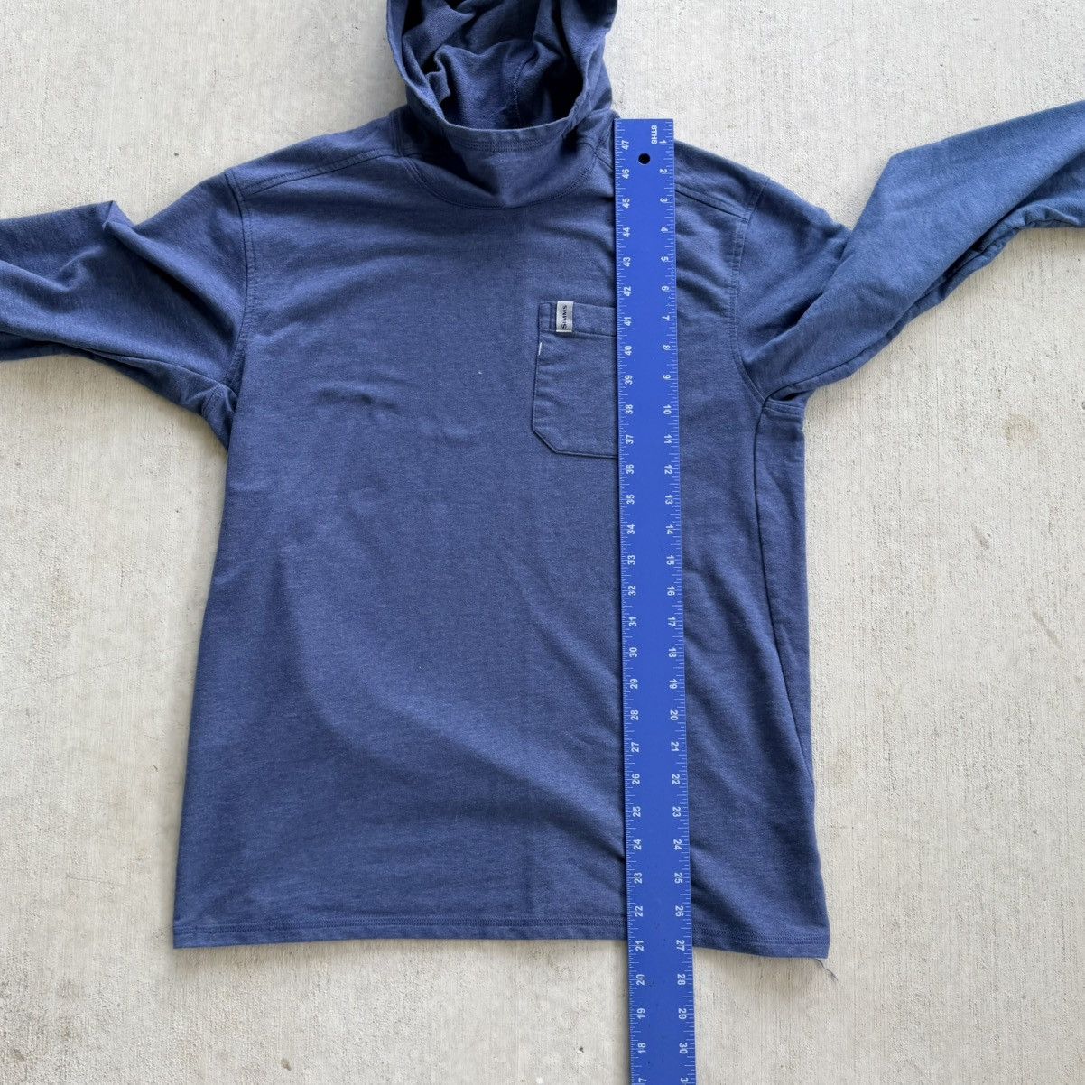 Simms Simms Hoodie Henry Fork Heather Blue Pullover Fishing Size US M / EU 48-50 / 2 - 8 Thumbnail