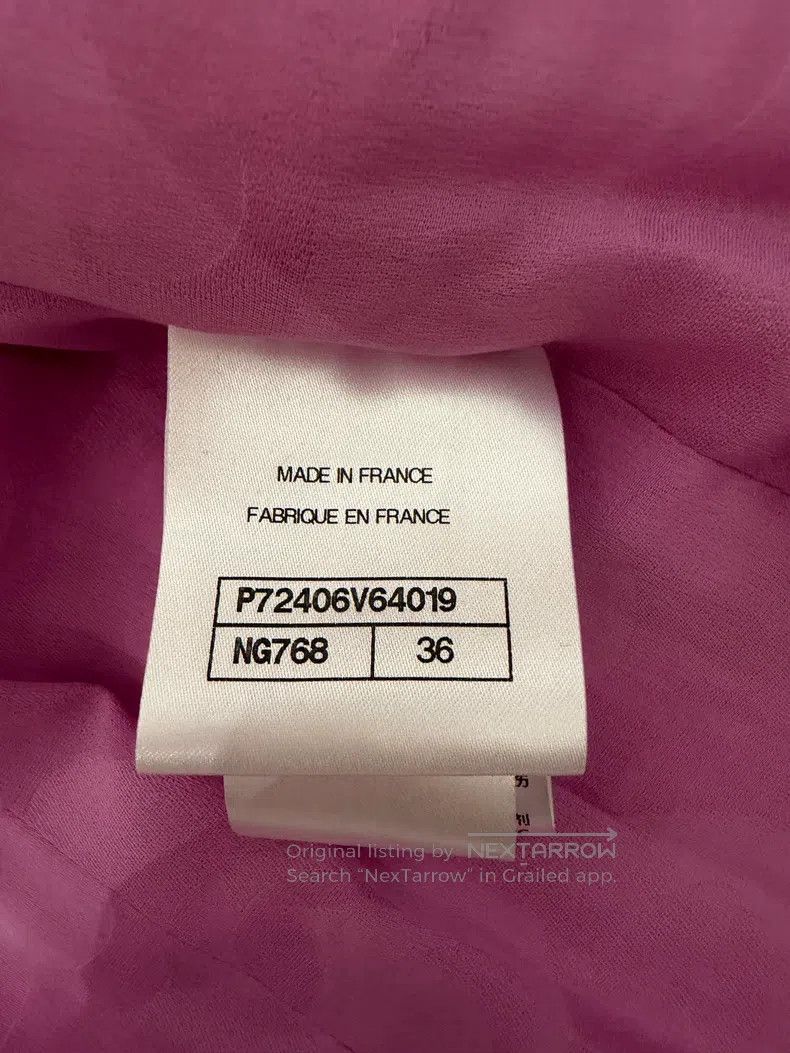 Chanel Chanel 22p popular pink purple four-pocket tweed sleeveles Size XS / US 0-2 / IT 36-38 - 5 Thumbnail