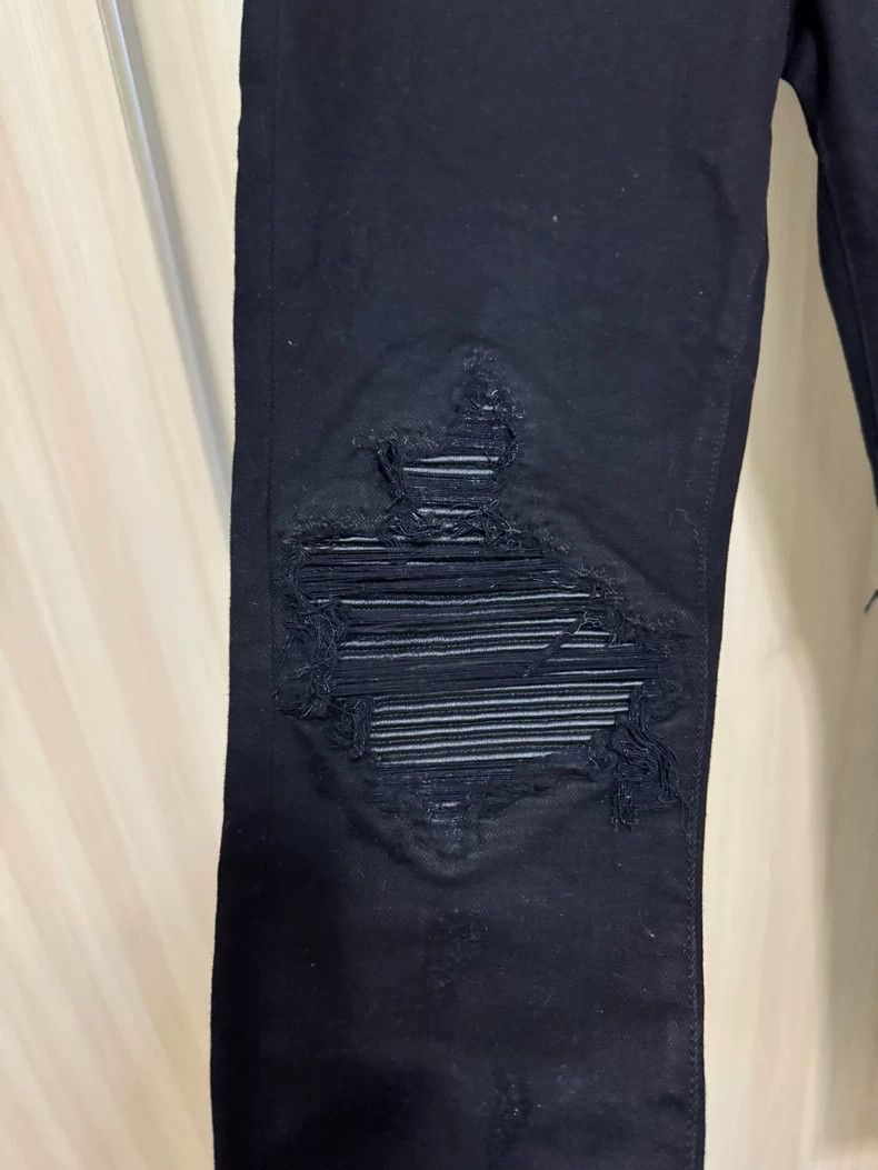 Amiri Amiri 17ss MX1 Patched Black Denim Size US 30 / EU 46 - 2 Thumbnail