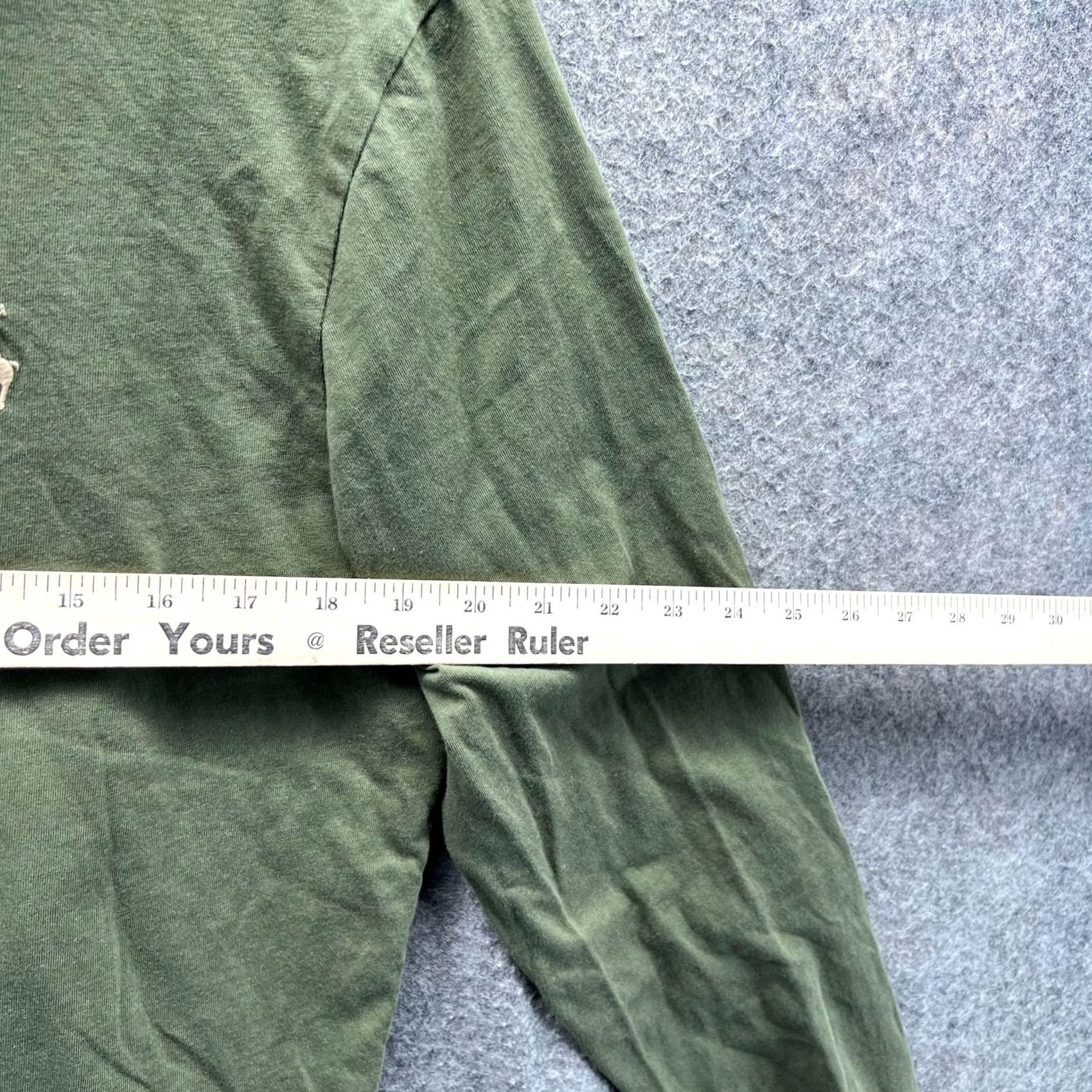Polo Ralph Lauren VINTAGE Polo Ralph Lauren Hoodie Mens Medium Green Olive Pullover Fleece Pony Sweatshirt Size US M / EU 48-50 / 2 - 4 Thumbnail