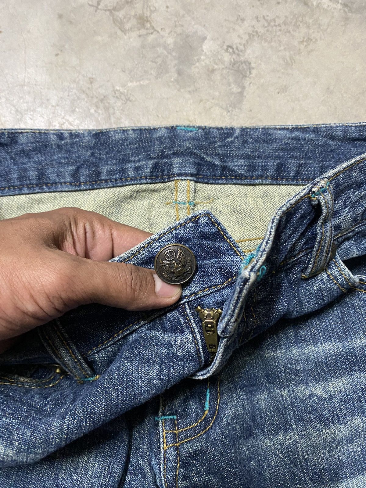 Hysteric Glamour × If Six Was Nine × Japanese Brand Flare Jeans Japan Grunge Denim p71 Size US 30 / EU 46 - 9 Thumbnail