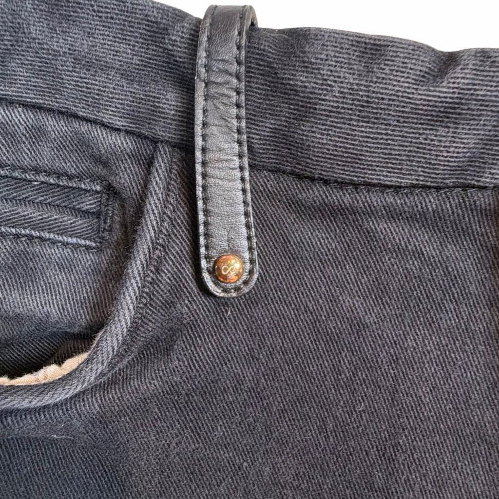 Twenty Twenty8Twelve by S. Miller Black Boho Studded Low Rise Skinn Size 25" / US 0 / IT 36 - 4 Thumbnail