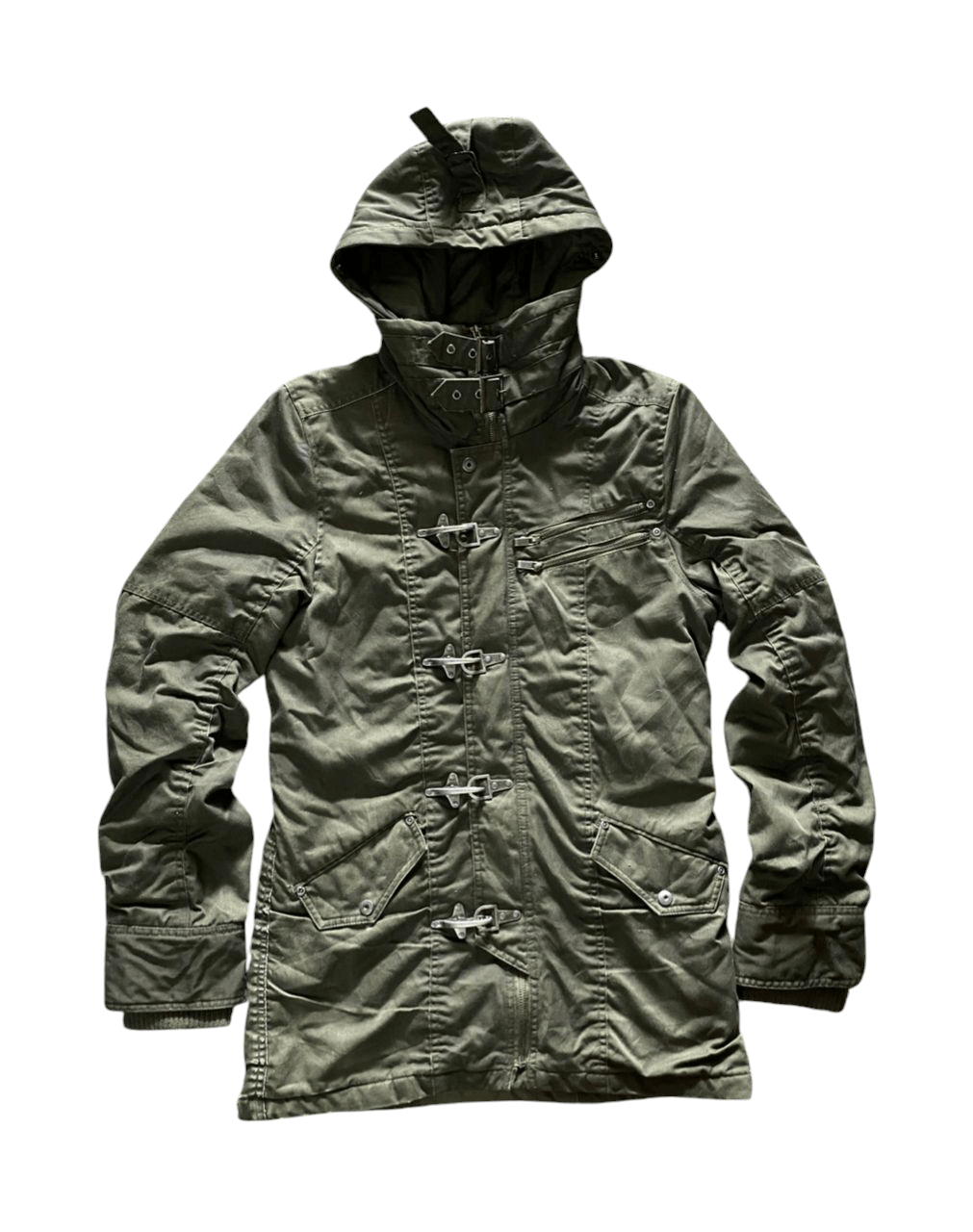 Double Focus Military Parkas Jacket