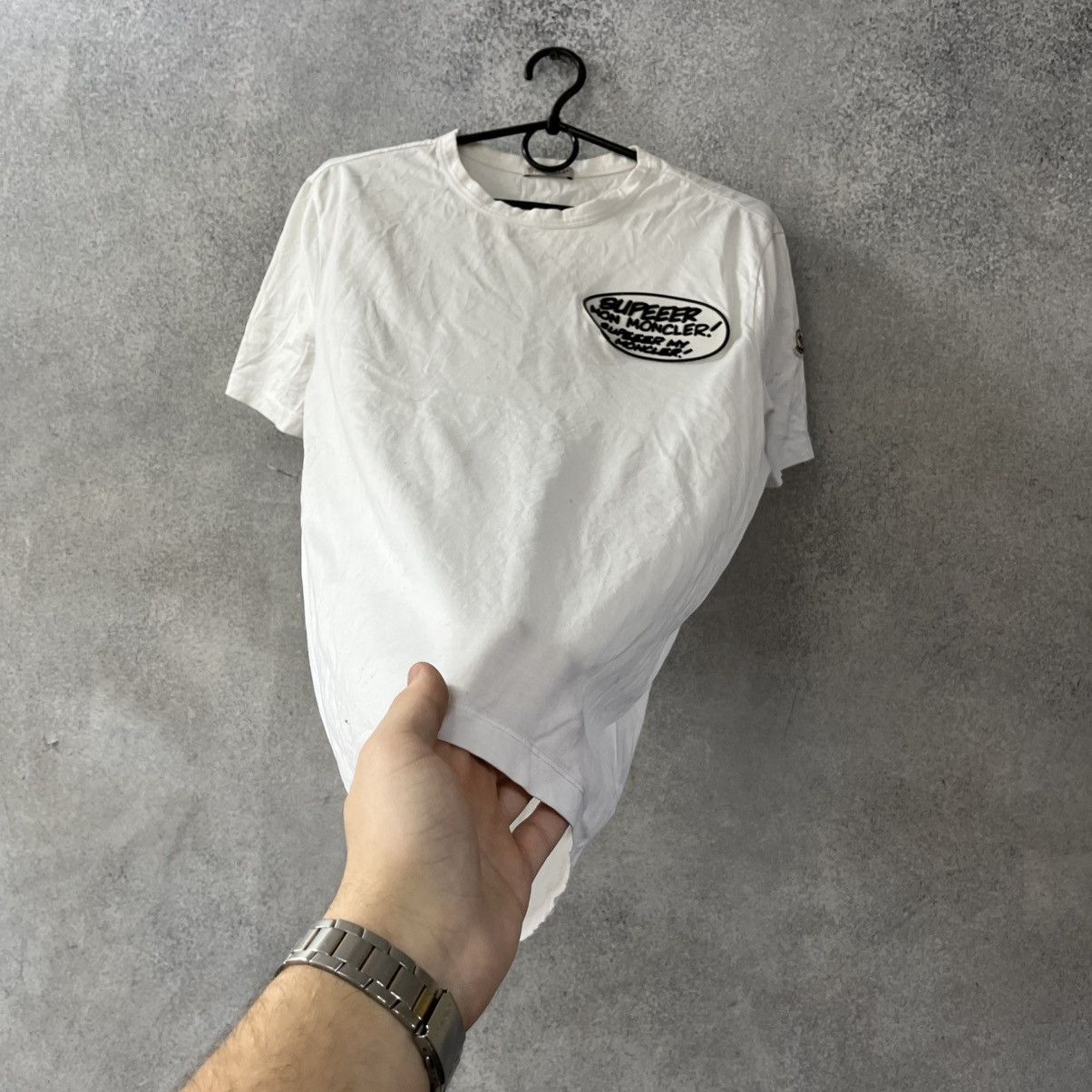 Moncler Moncler | Logo Printed T-Shirt White M Size US M / EU 48-50 / 2 - 8 Thumbnail