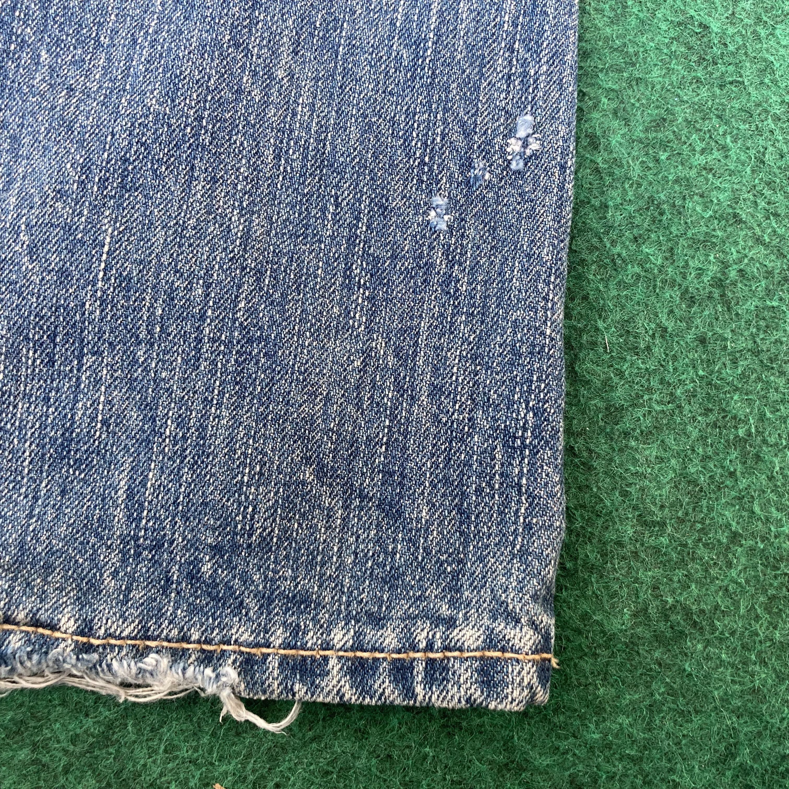 Big John × Vintage Vtg Big John Blue Denim Flare Sz 30 Bootcut Jeans Size US 30 / EU 46 - 7 Thumbnail
