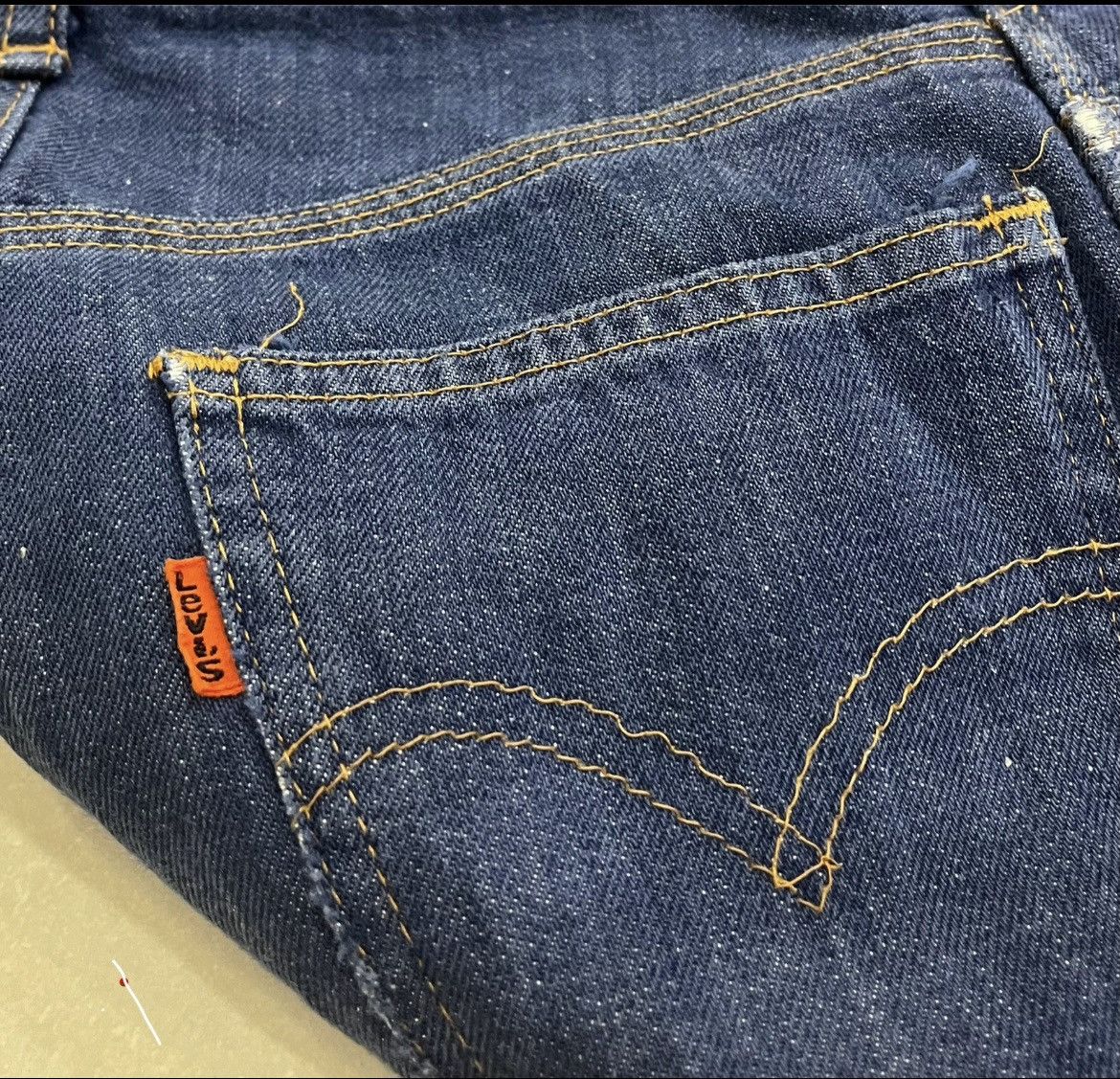 Levi's Vintage 70's Levis Orange Tab Scovill Gardlok Zipper Jeans Size US 28 / EU 44 - 4 Thumbnail