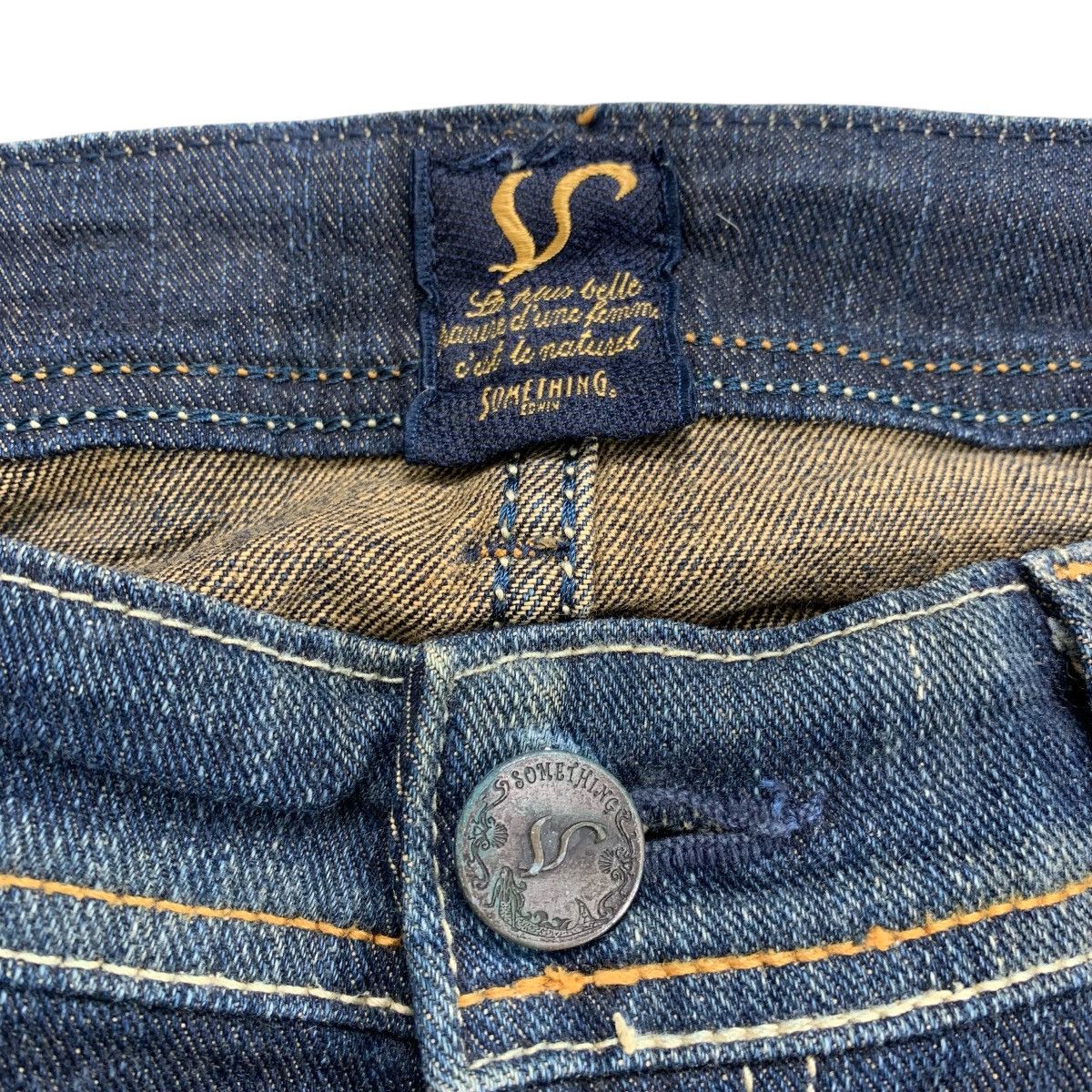 If Six Was Nine × Japanese Brand × Le Grande Bleu (L.G.B.) LGB Style 2000’s Edwin Something Bootcut Flared Jeans Size US 30 / EU 46 - 5 Thumbnail