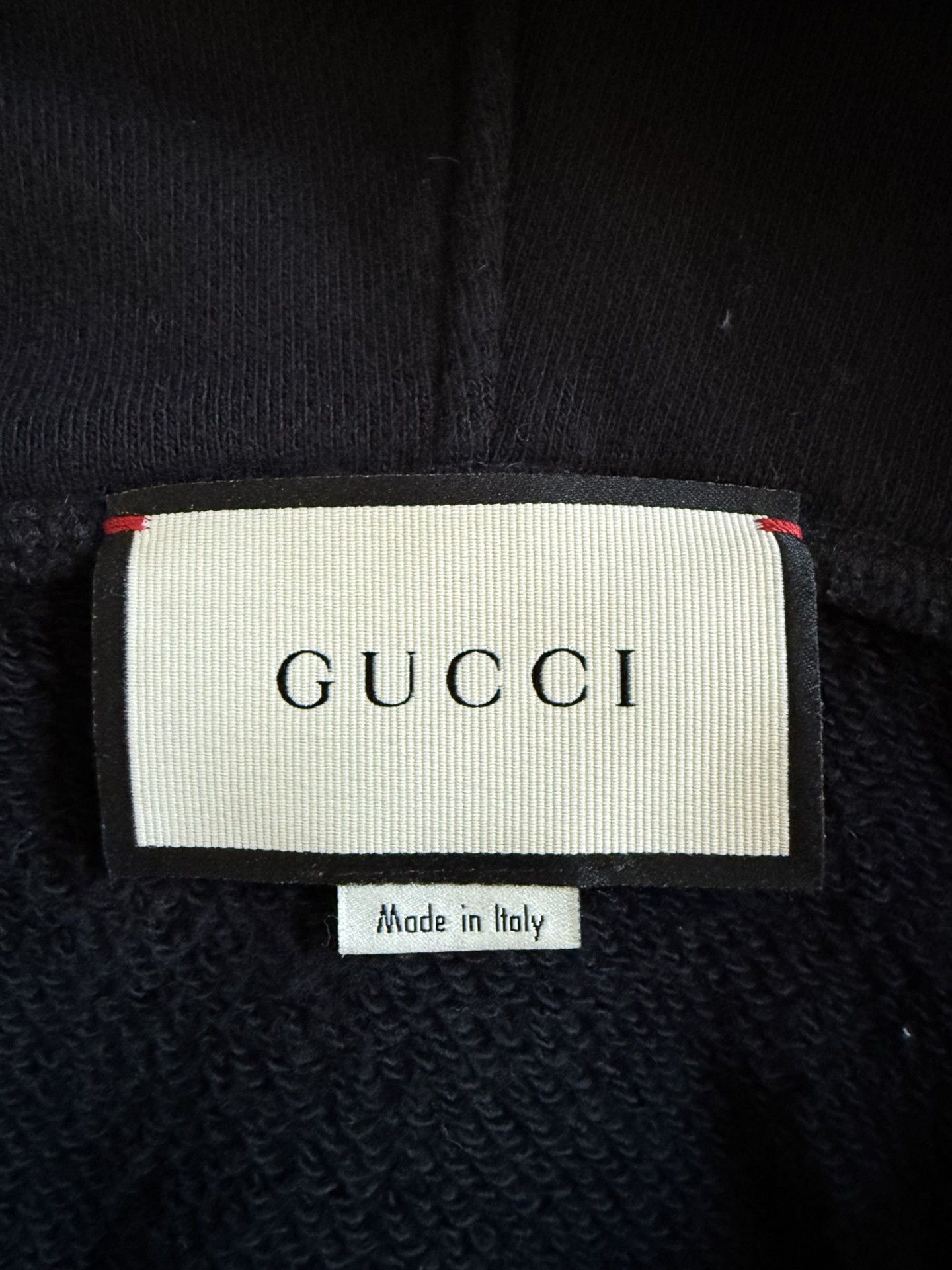Gucci Gucci Black Loved Hooded Sweatshirt Size US M / EU 48-50 / 2 - 3 Thumbnail