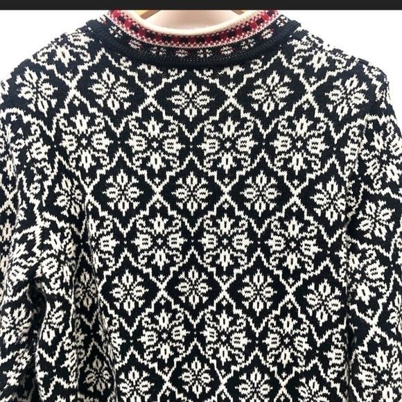 Vintage Appleseed's Vintage Wool Fair Isle Sz XLP Cardigan Sweater Size XL / US 12-14 / IT 48-50 - 3 Thumbnail