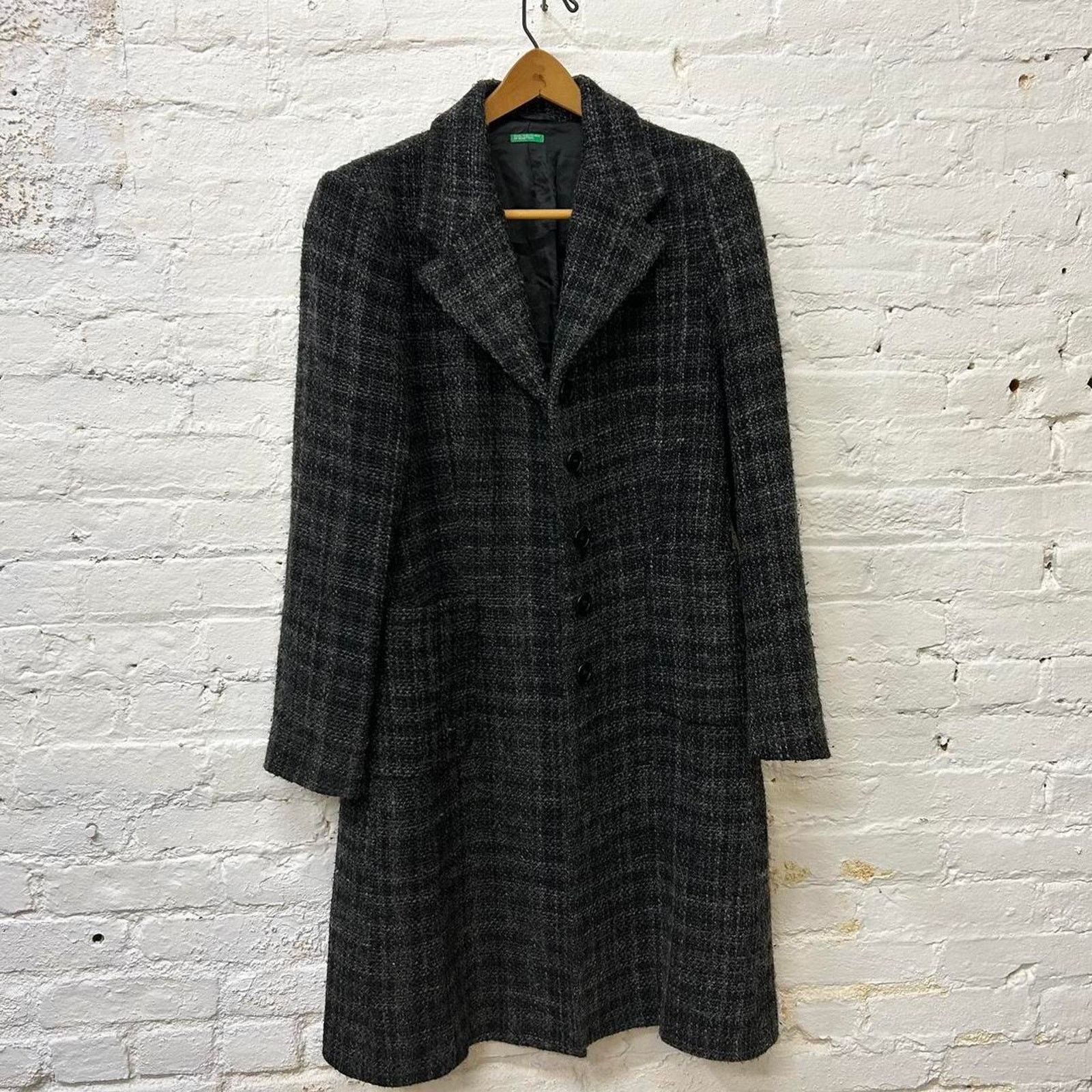 Of Benetton grey wool coat