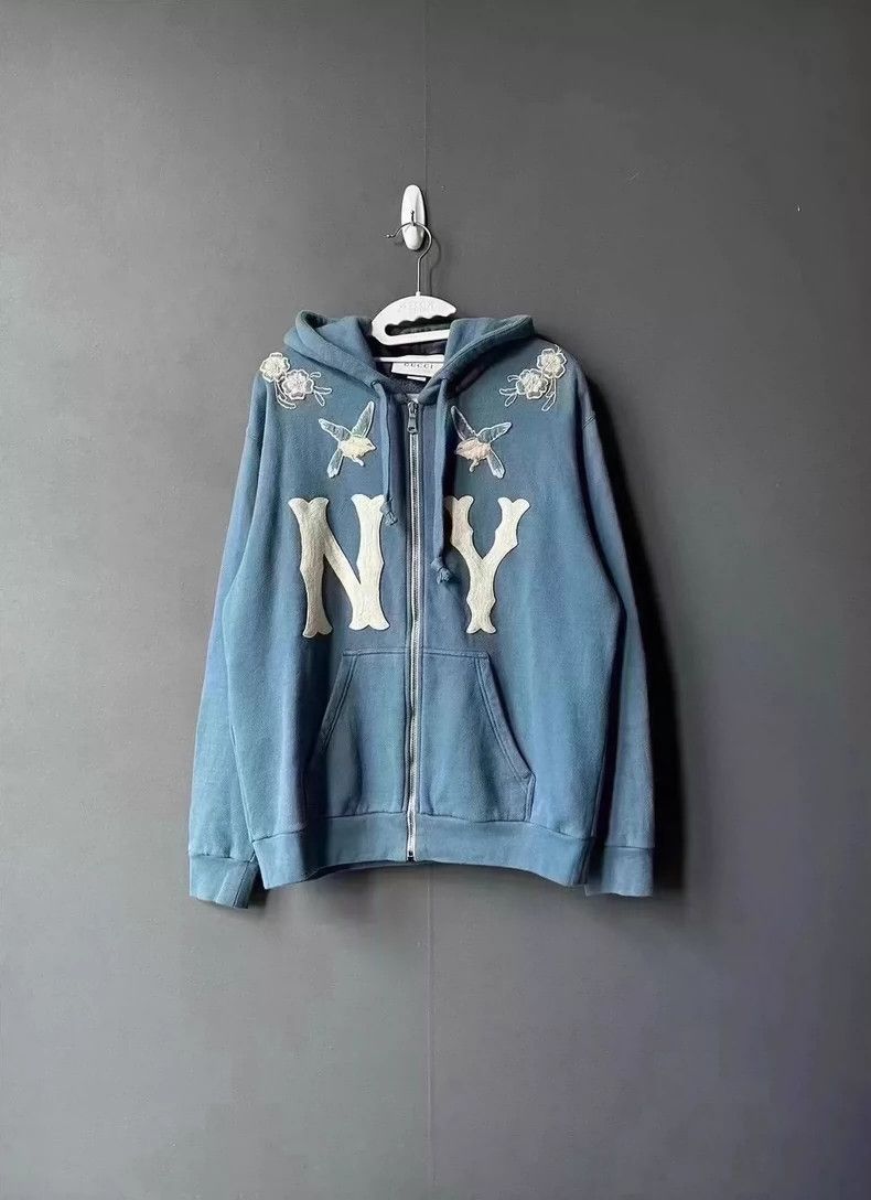 Gucci Floral embroidered zipper jacket 2501-Nextarrow