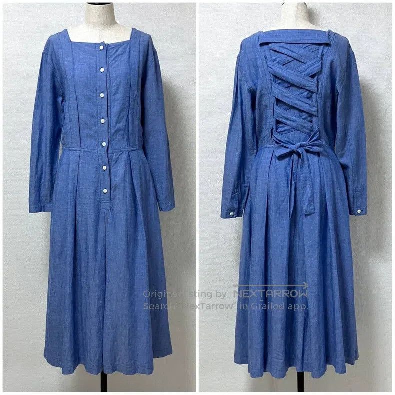 Issey Miyake Issey Miyake Blue Dress Size M / US 6-8 / IT 42-44 - 1 Thumbnail