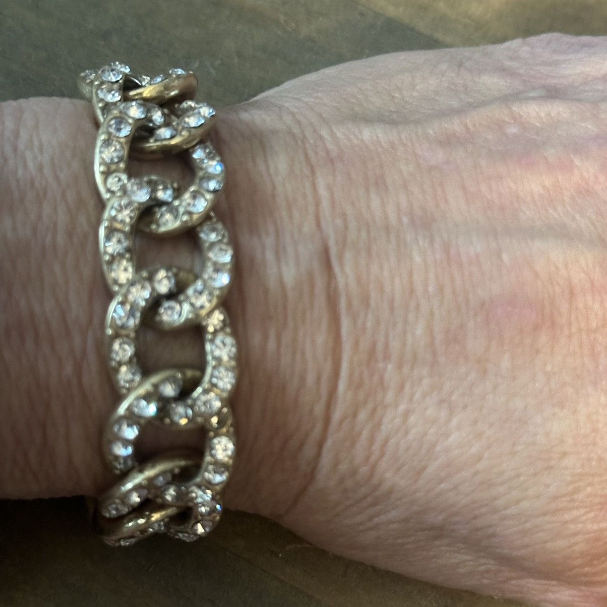 J.Crew J. Crew paved crystal chunky link bracelet Size ONE SIZE - 4 Thumbnail